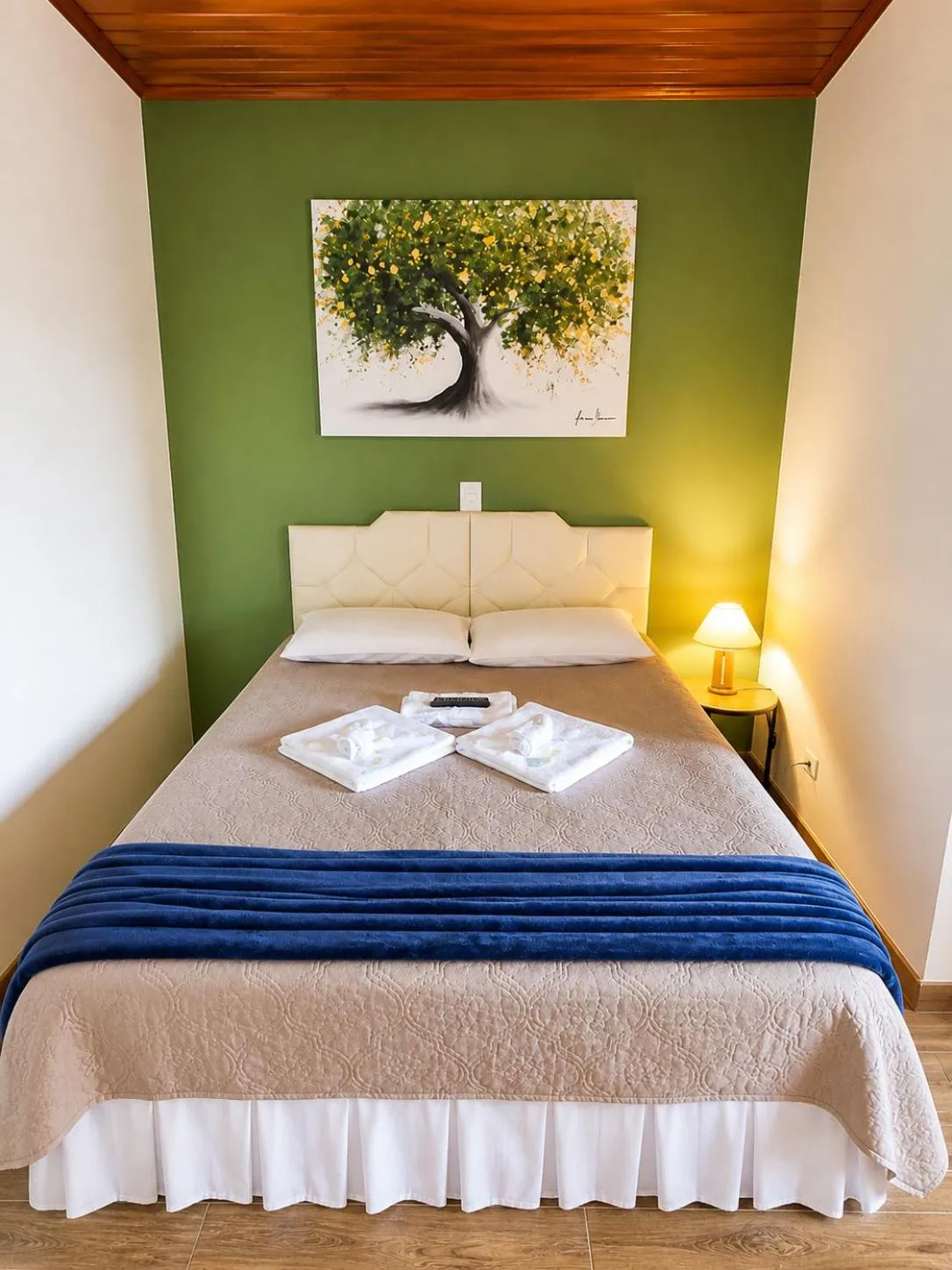 Bed in Pousada Araucária Village