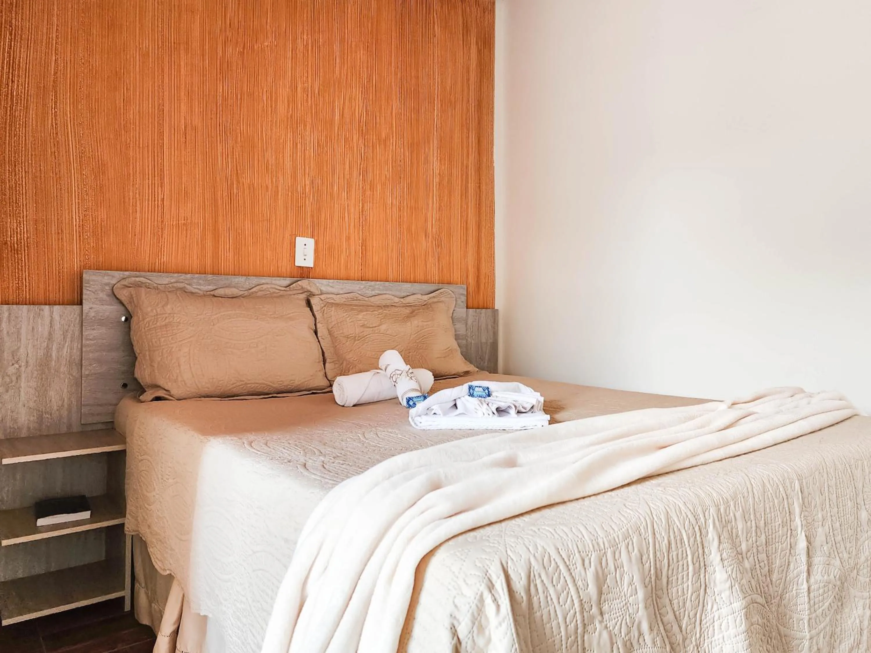 Bed in Pousada Araucária Village