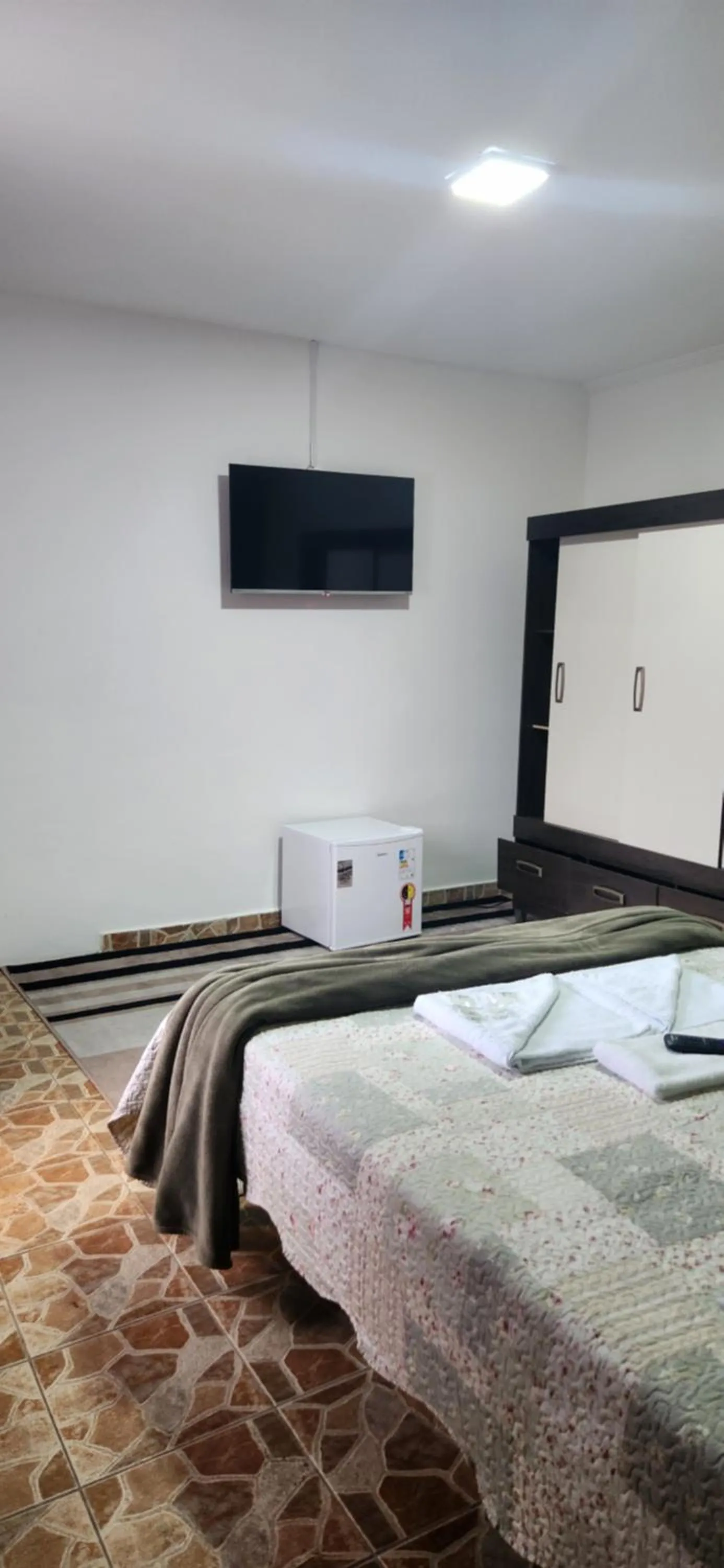 Bed in Pousada Araucária Village