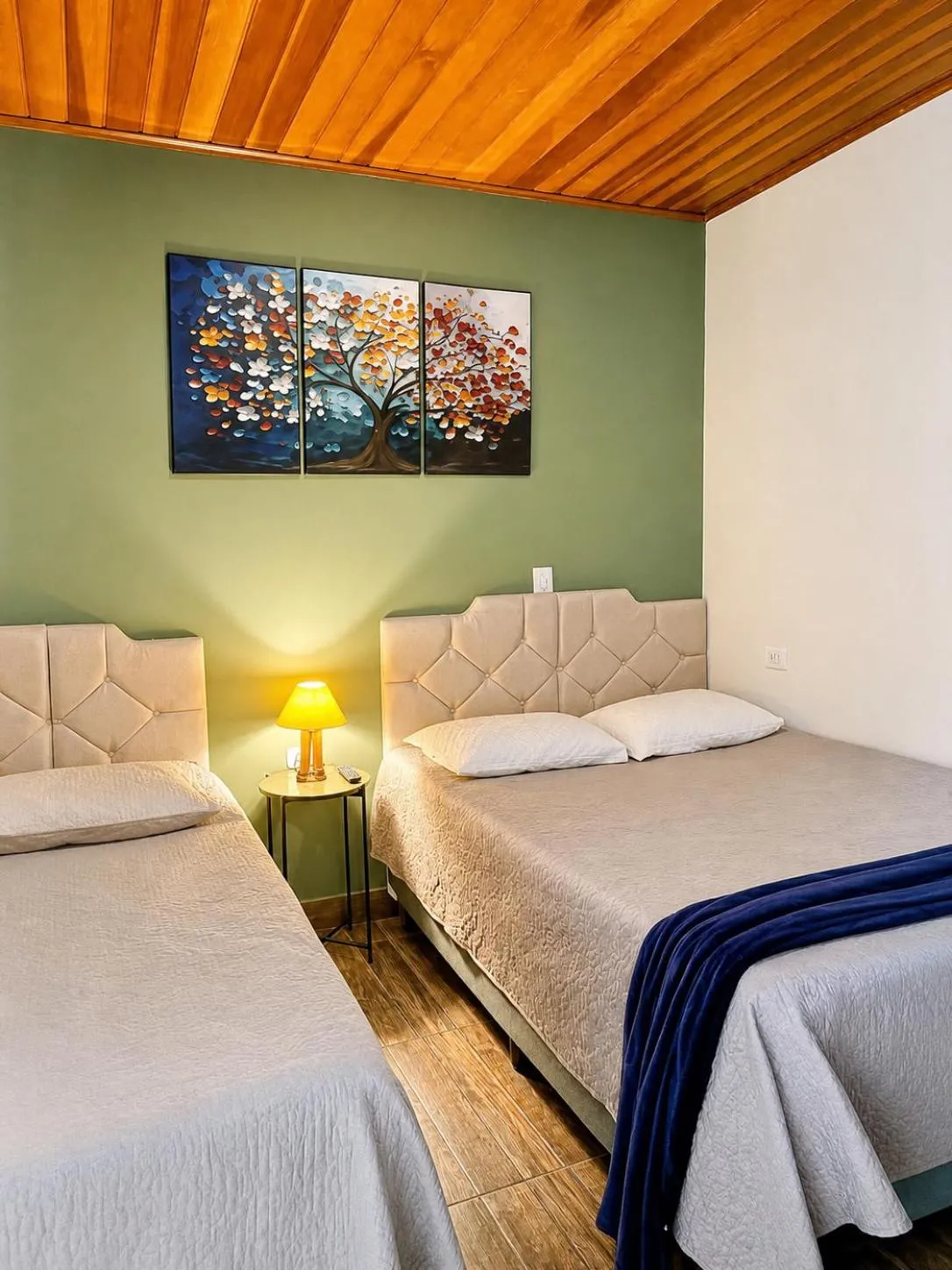 Bed in Pousada Araucária Village