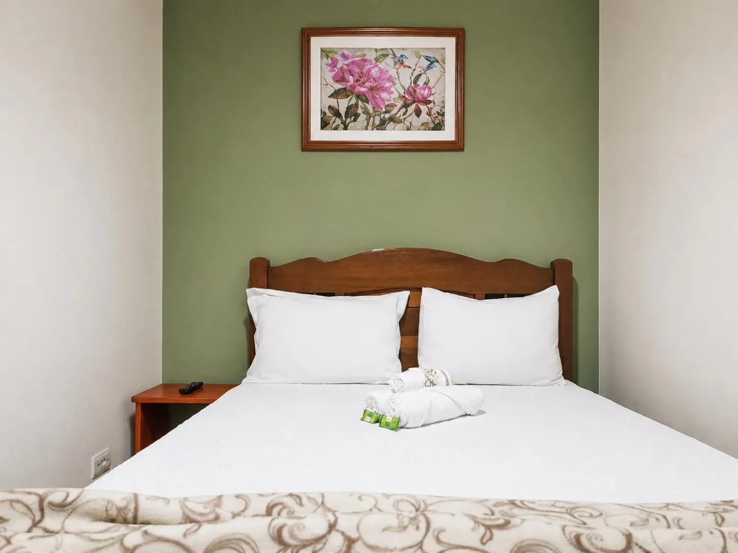 Bed in Pousada Araucária Village