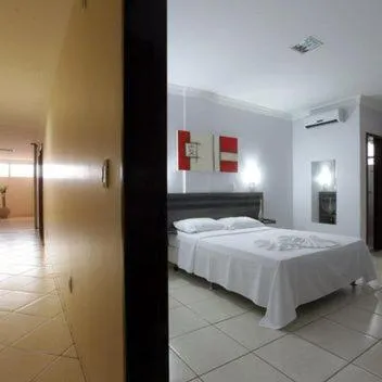 Bed in Augustu's Hotel