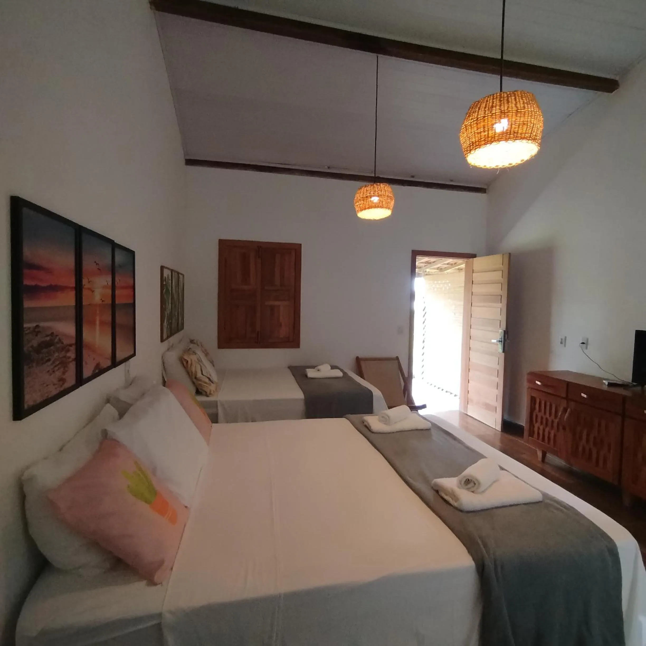 Photo of the whole room, Bed in Pousada Pedra do Negro