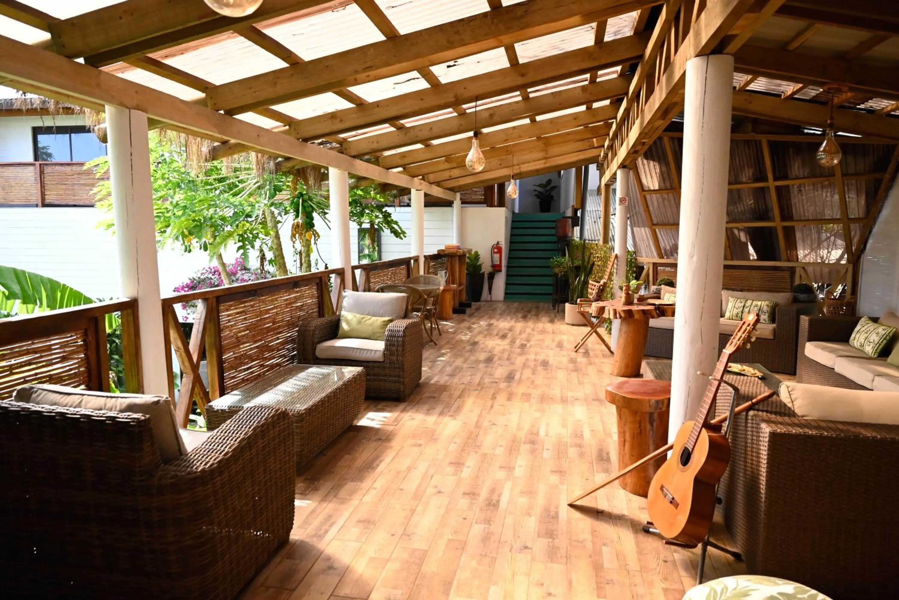 Patio in Hare Nua Hotel Boutique