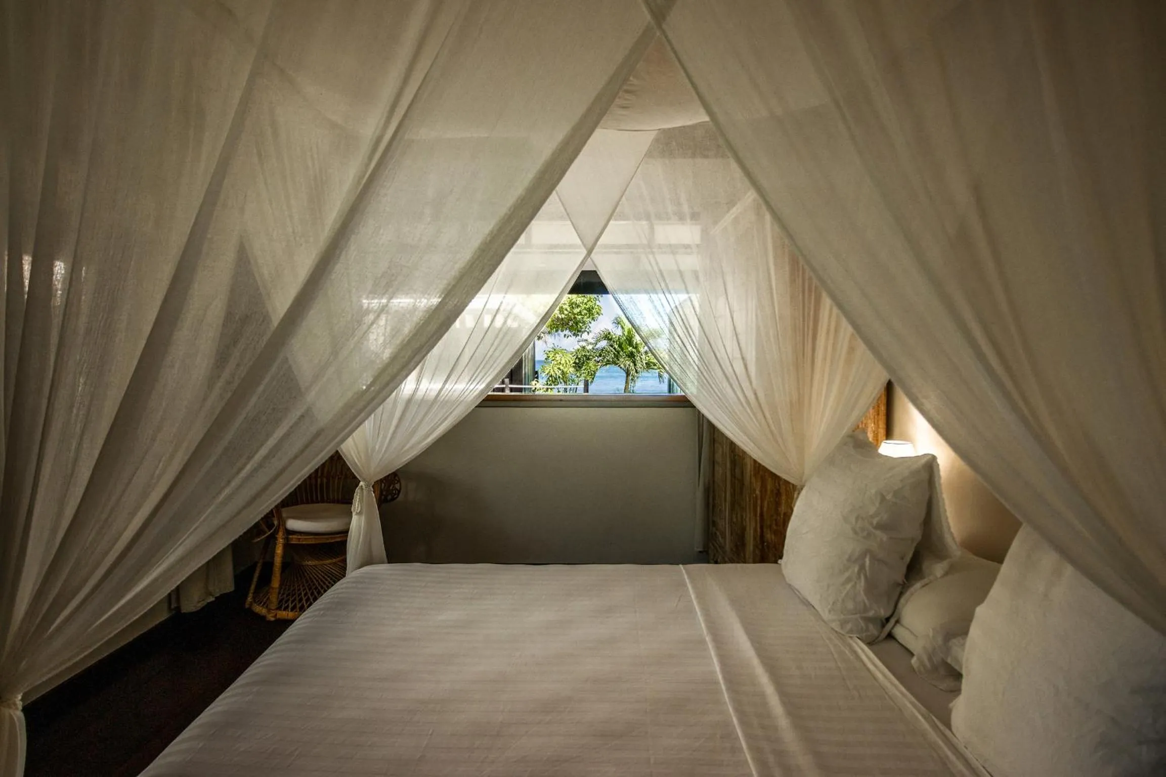 Bed in Le Coconut Lodge