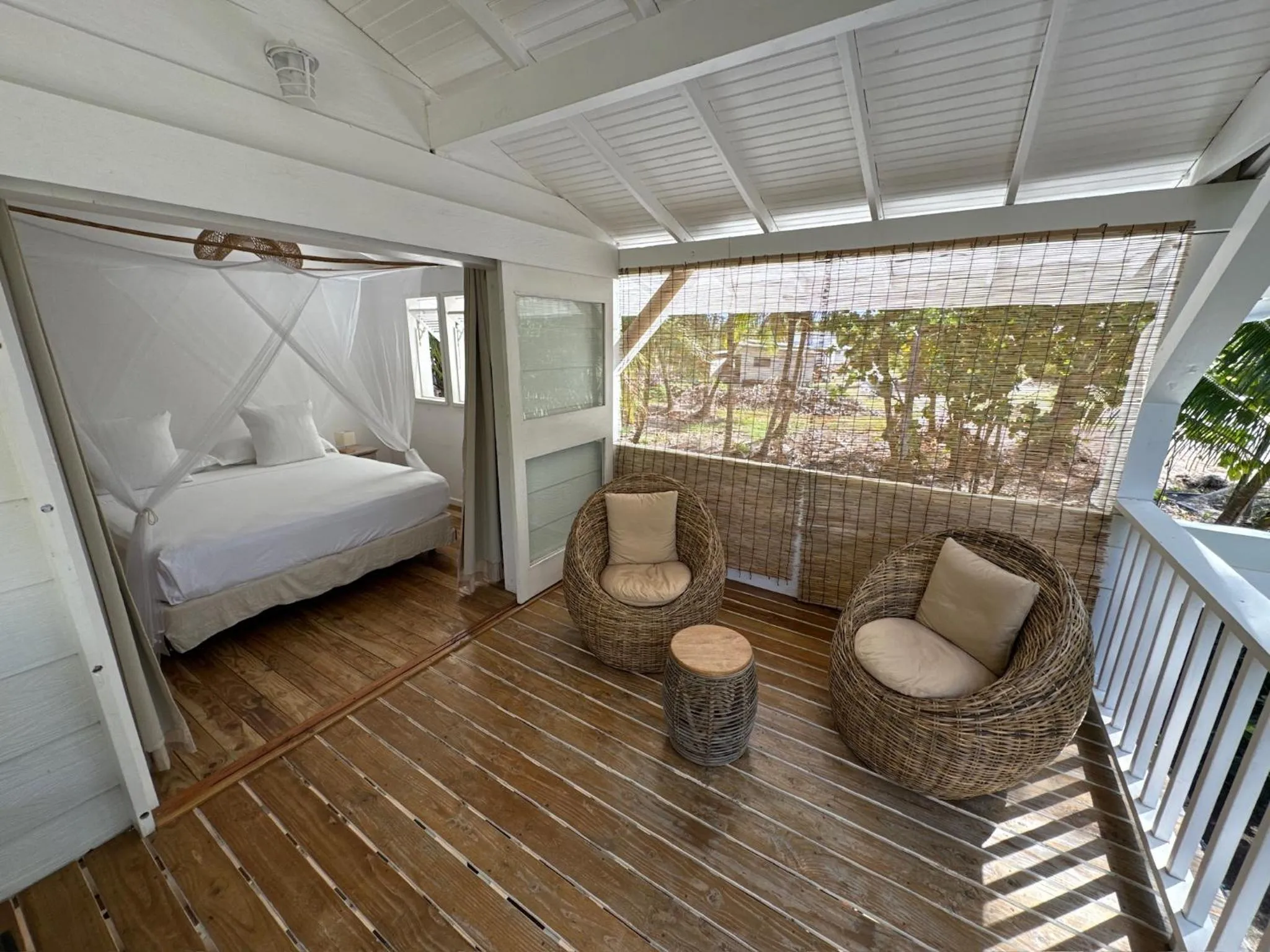 Bed in Le Coconut Lodge