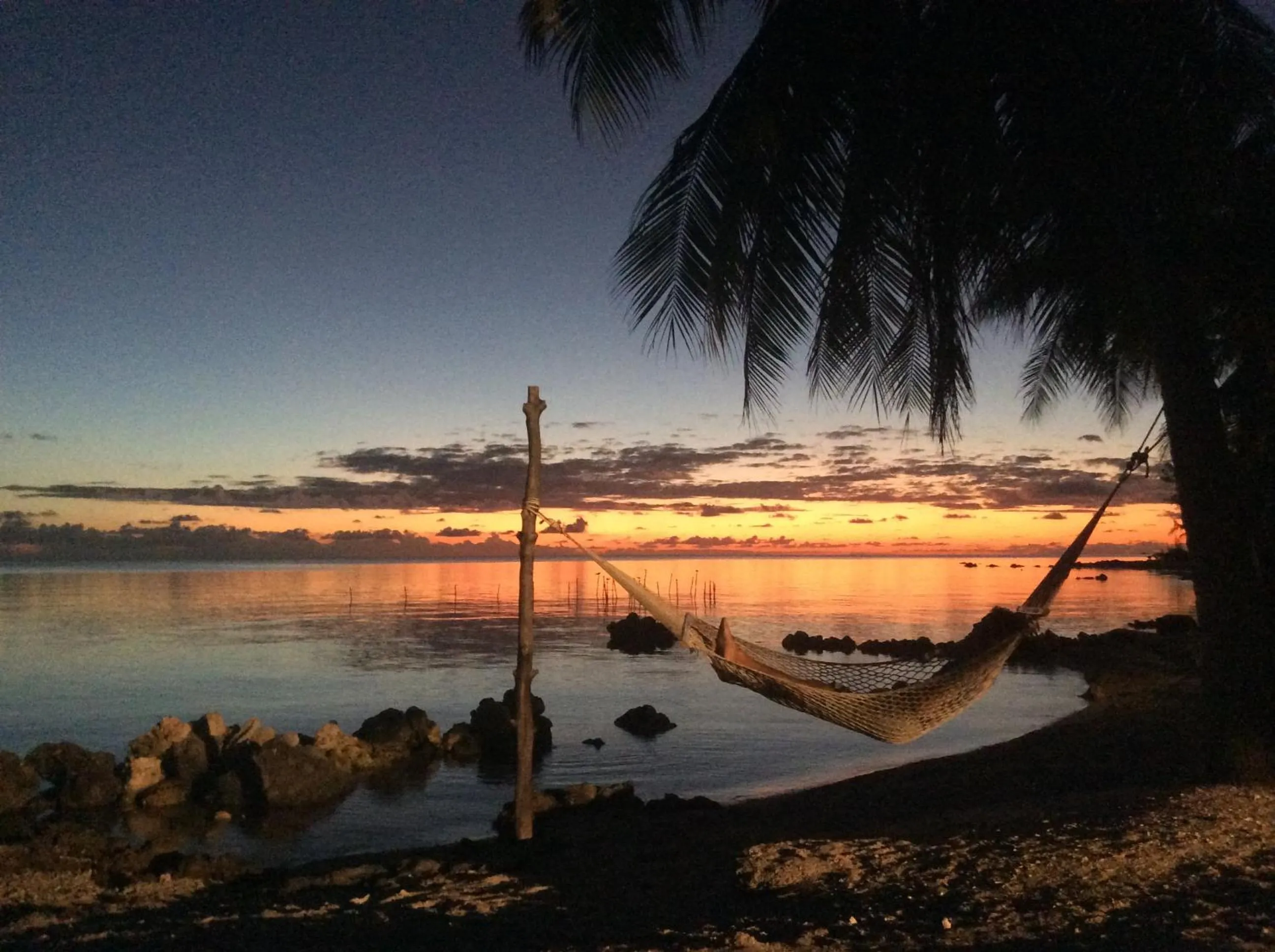 Sunset in Le Coconut Lodge