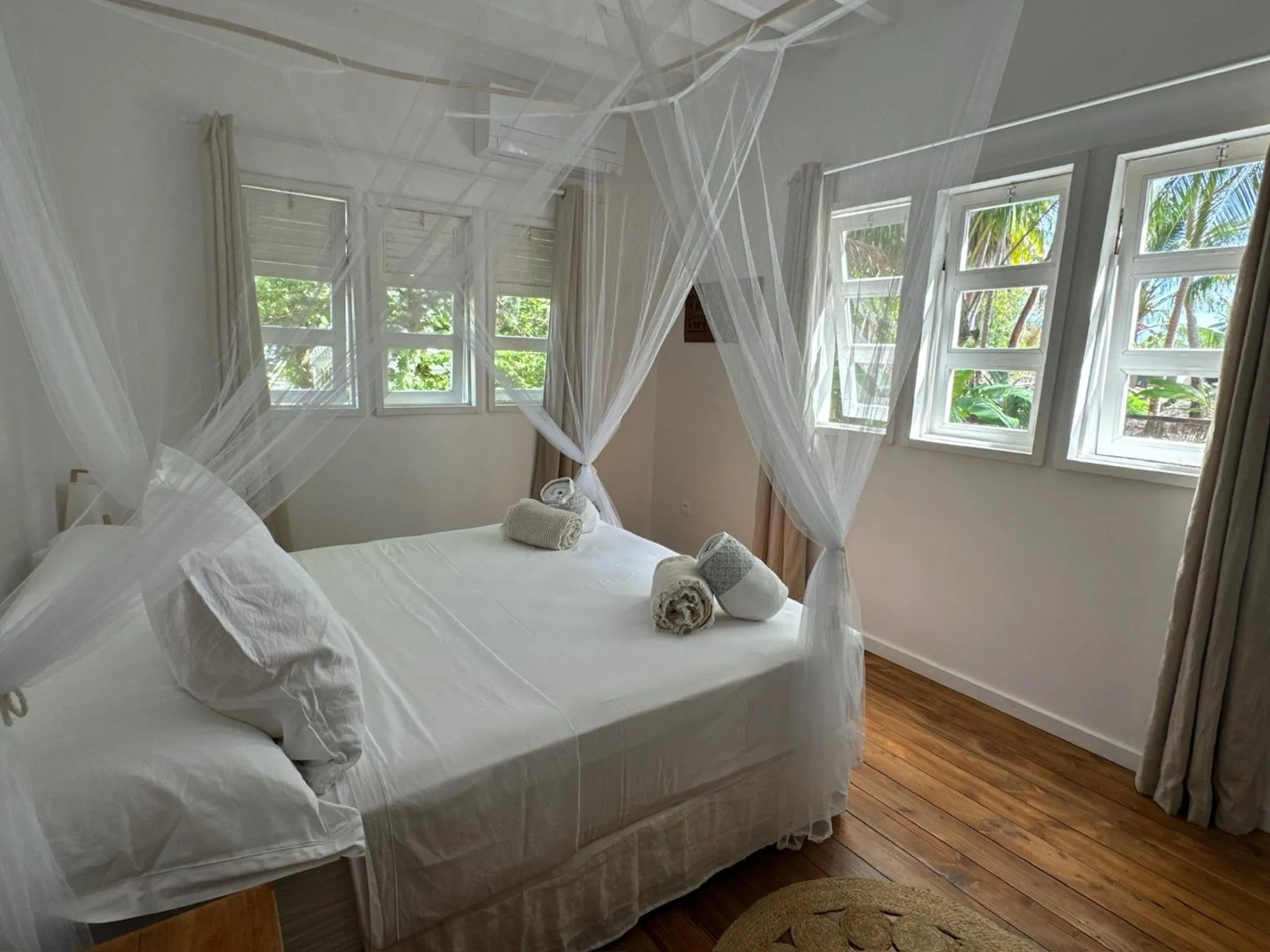 Bed in Le Coconut Lodge