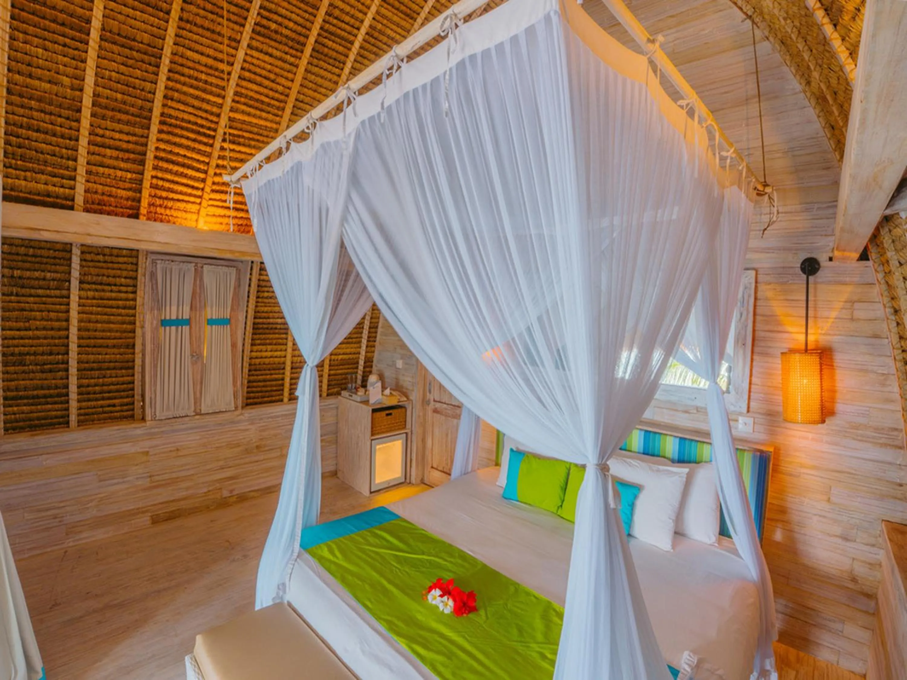 Bed in Hai Tide Beach Resort