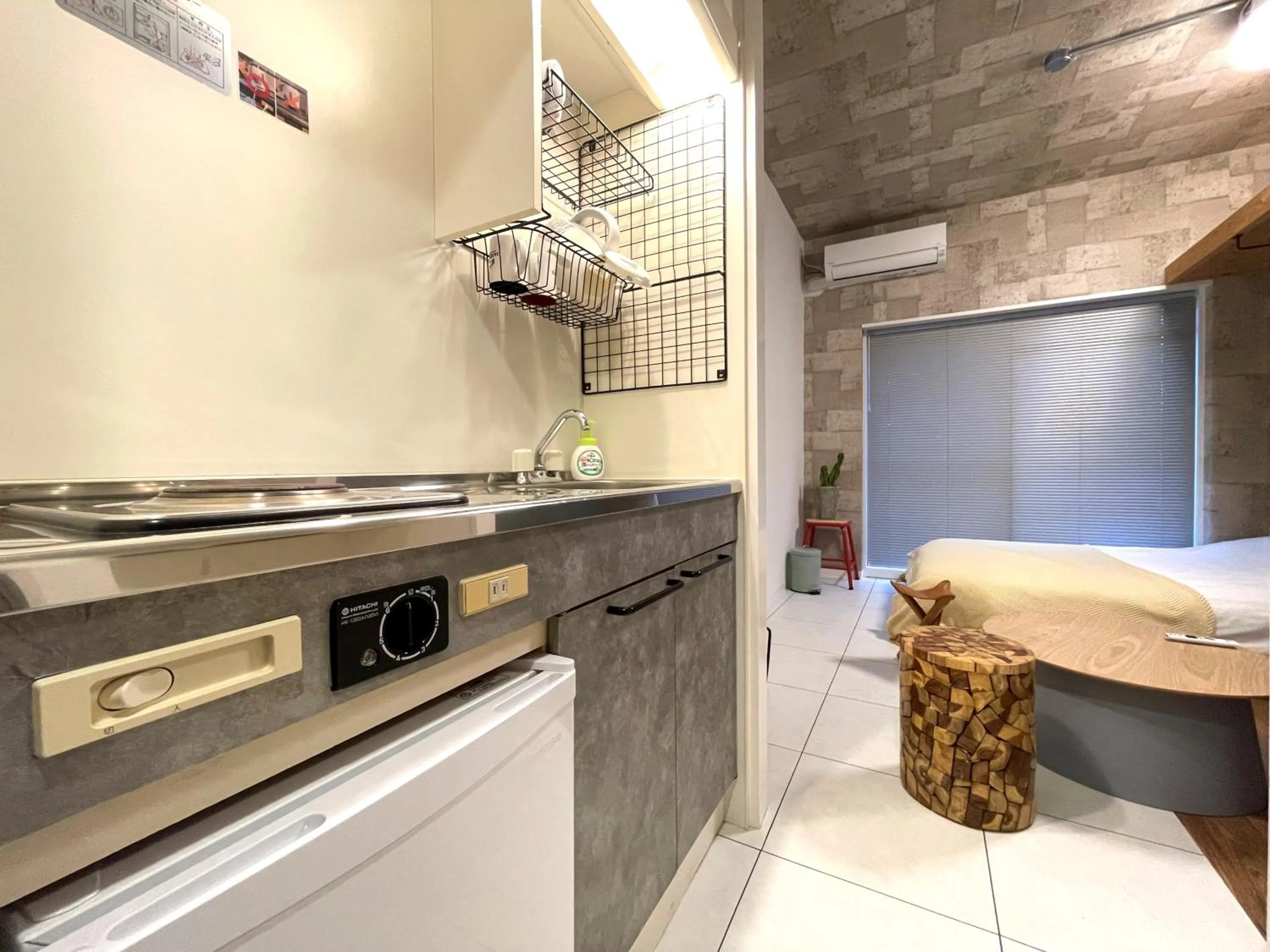 Kitchen or kitchenette in 365BASE outdoor hostel