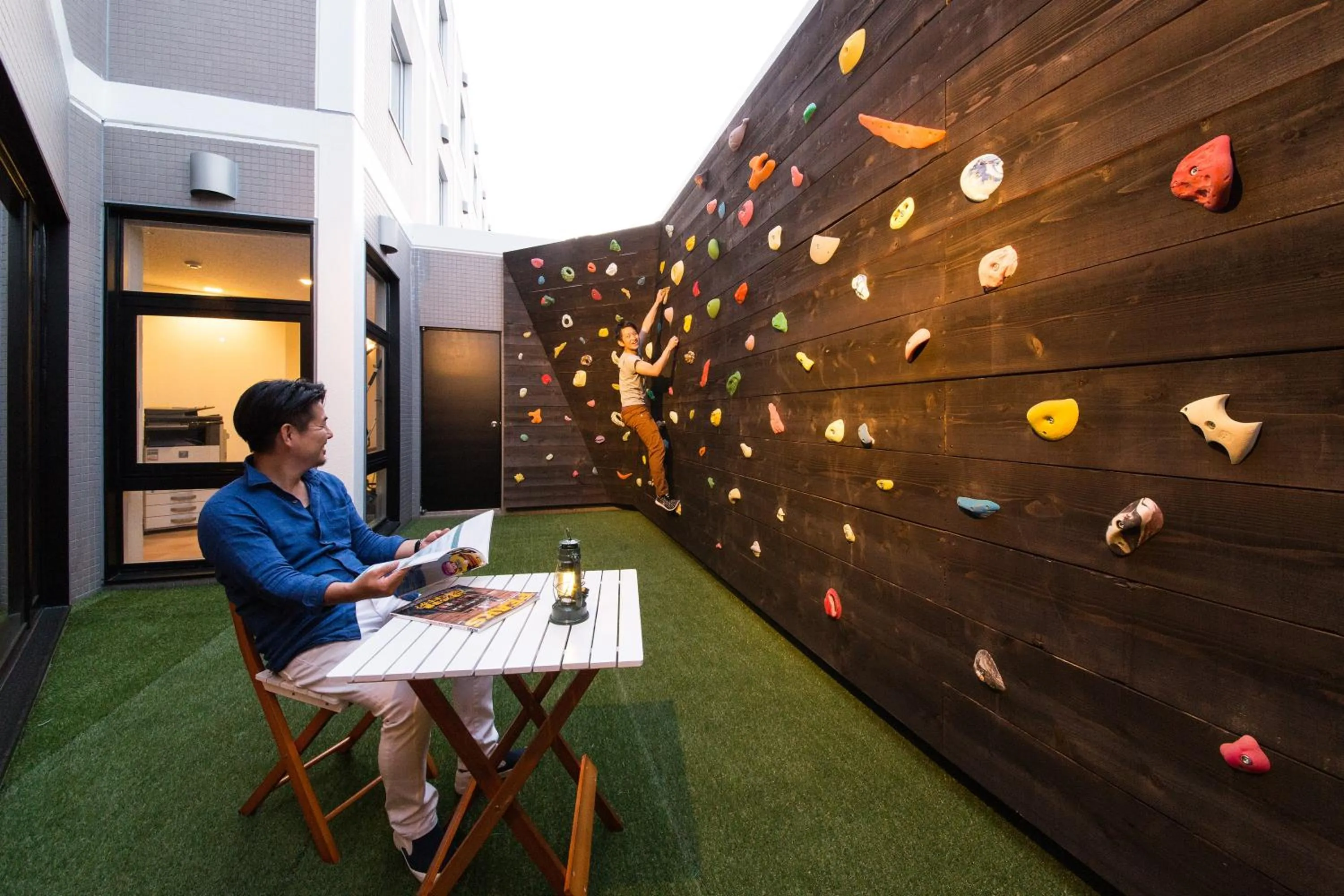 Sports in 365BASE outdoor hostel