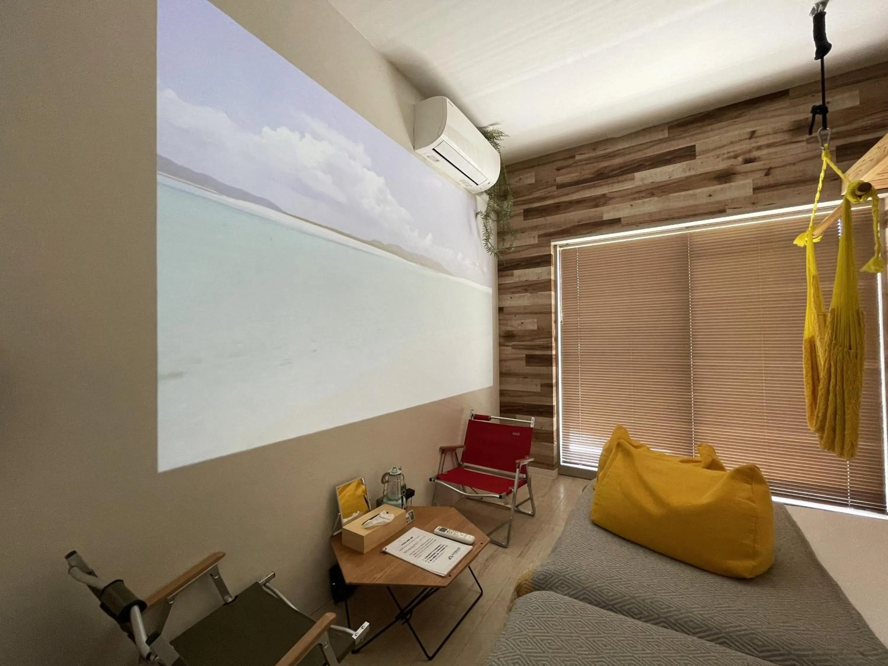 TV and multimedia in 365BASE outdoor hostel