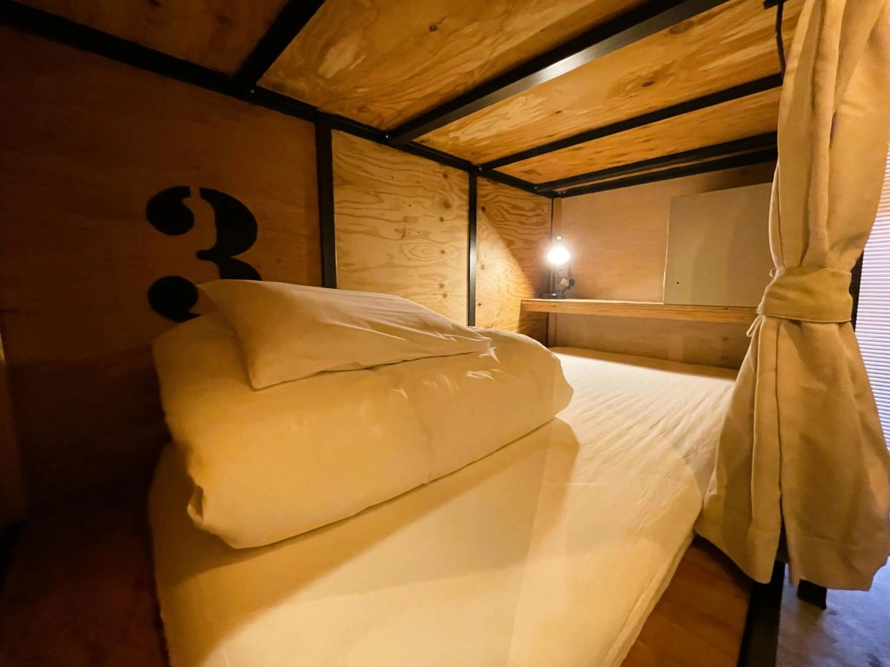 Bed in 365BASE outdoor hostel