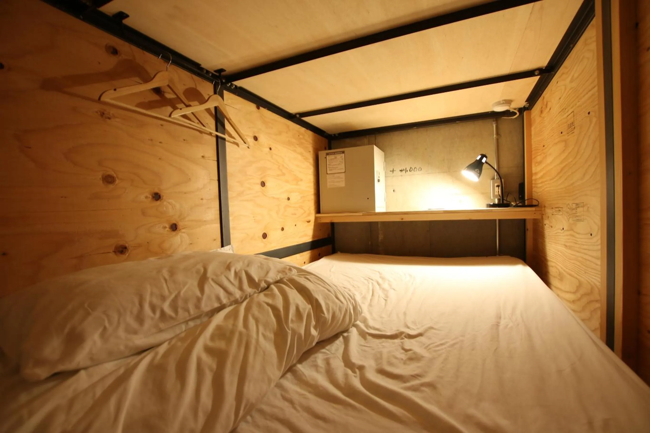 Bed in 365BASE outdoor hostel