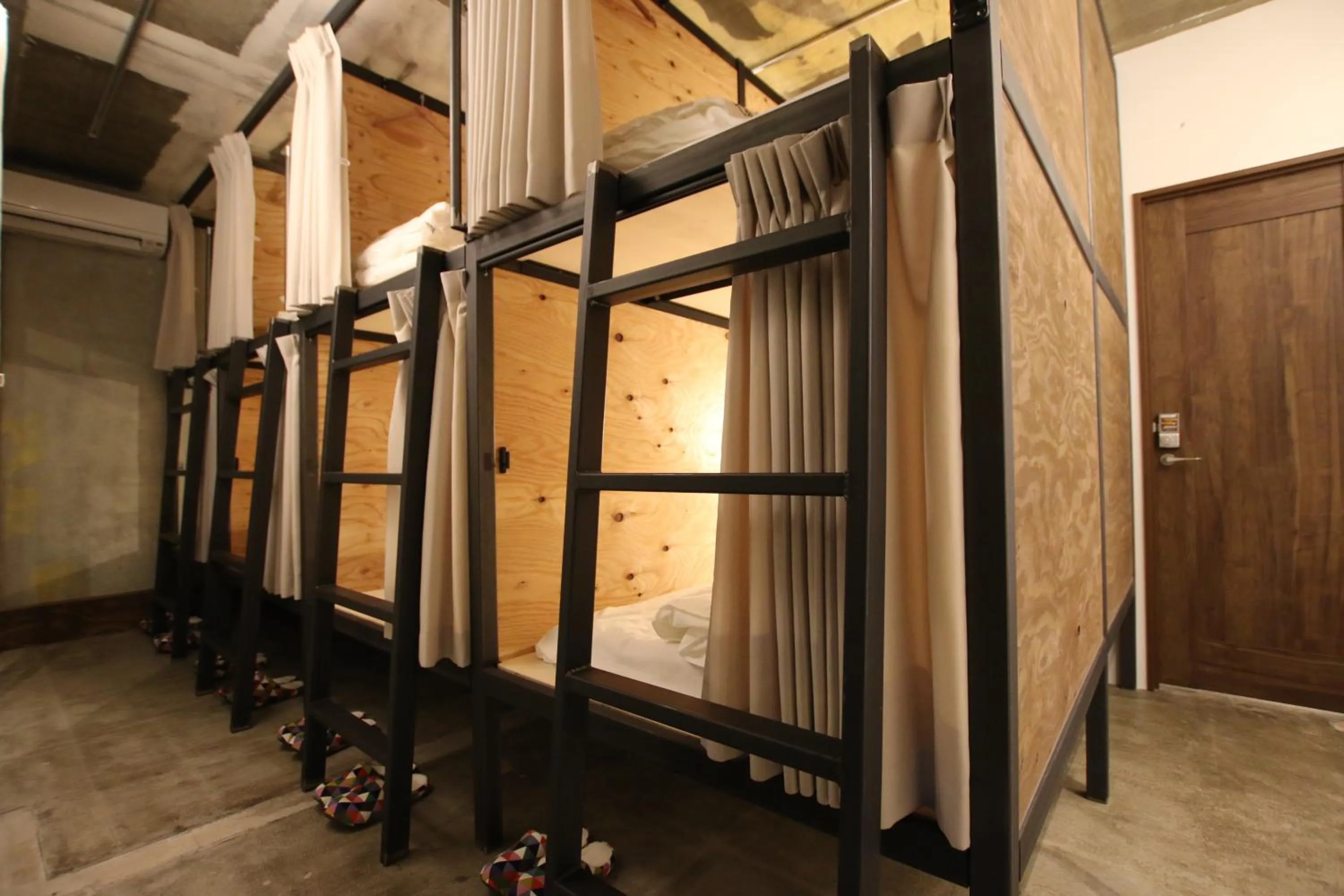 bunk bed in 365BASE outdoor hostel