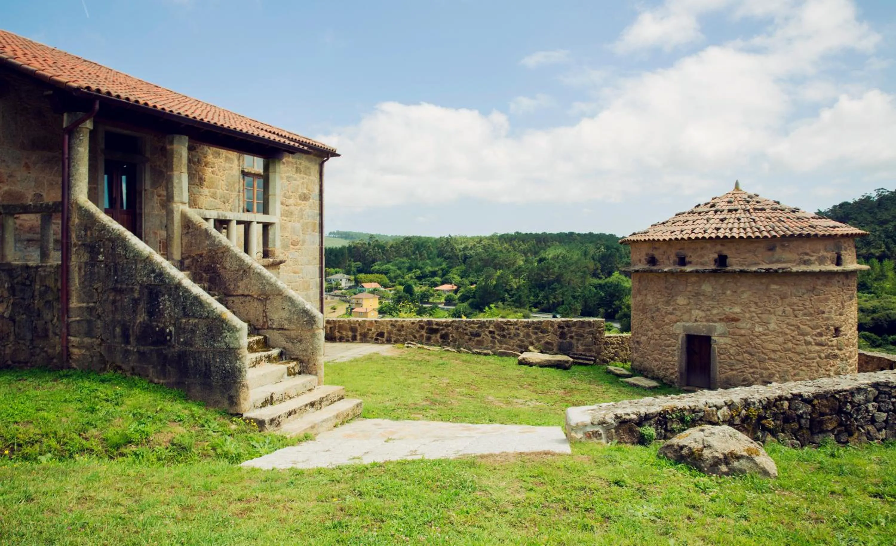 Mountain view in Monasterio de Moraime