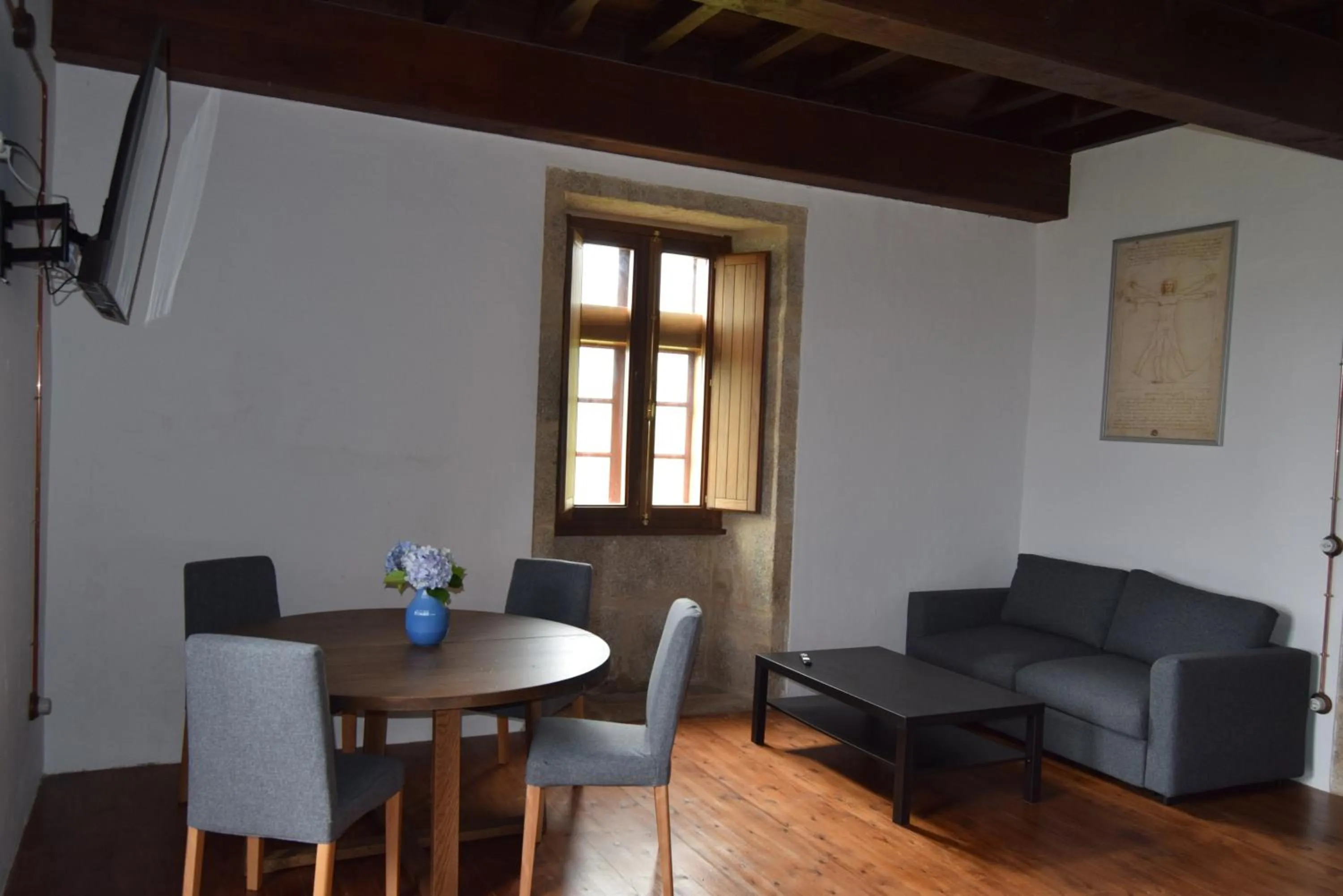 Seating area in Monasterio de Moraime