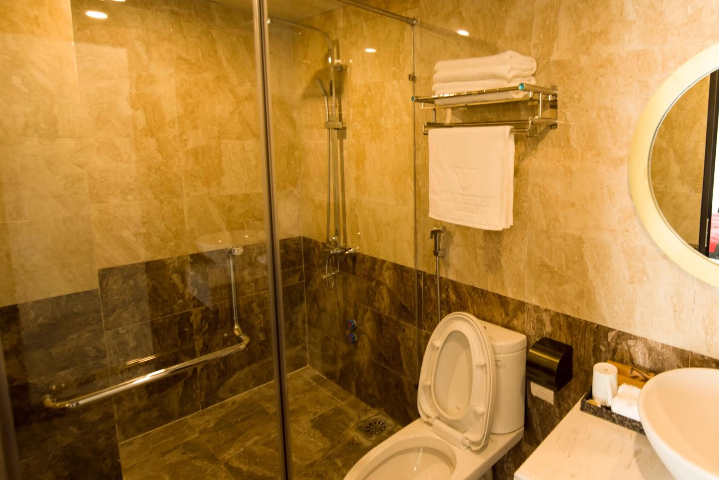 Shower in Sapa Wings Hotel