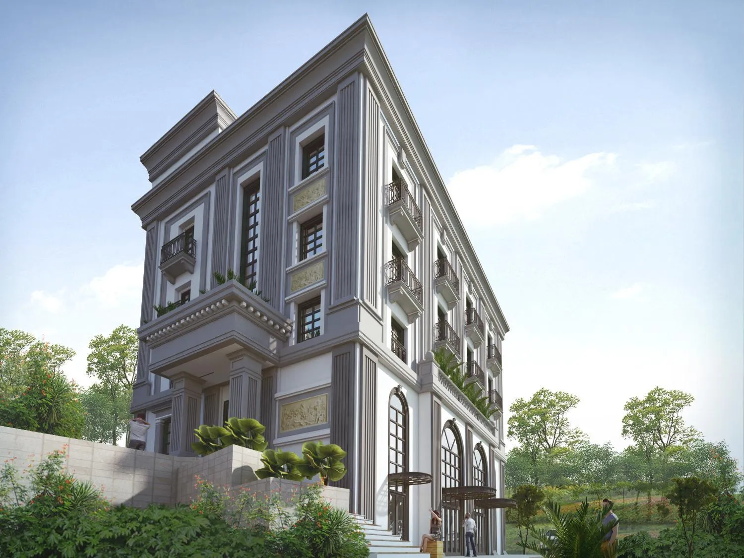 Facade/entrance in Sapa Wings Hotel