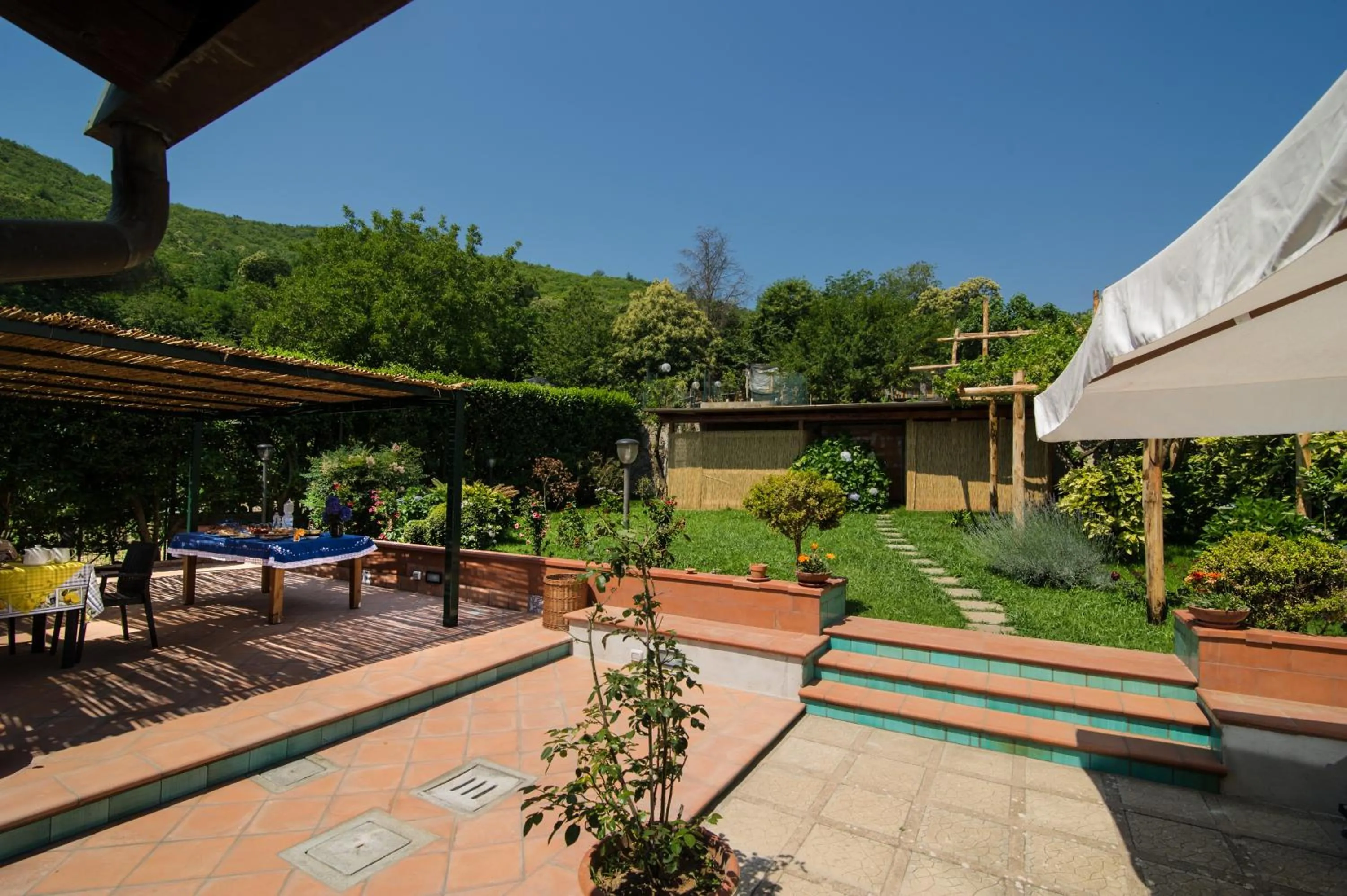 Garden view in B&b Rosaria Amalfi Coast