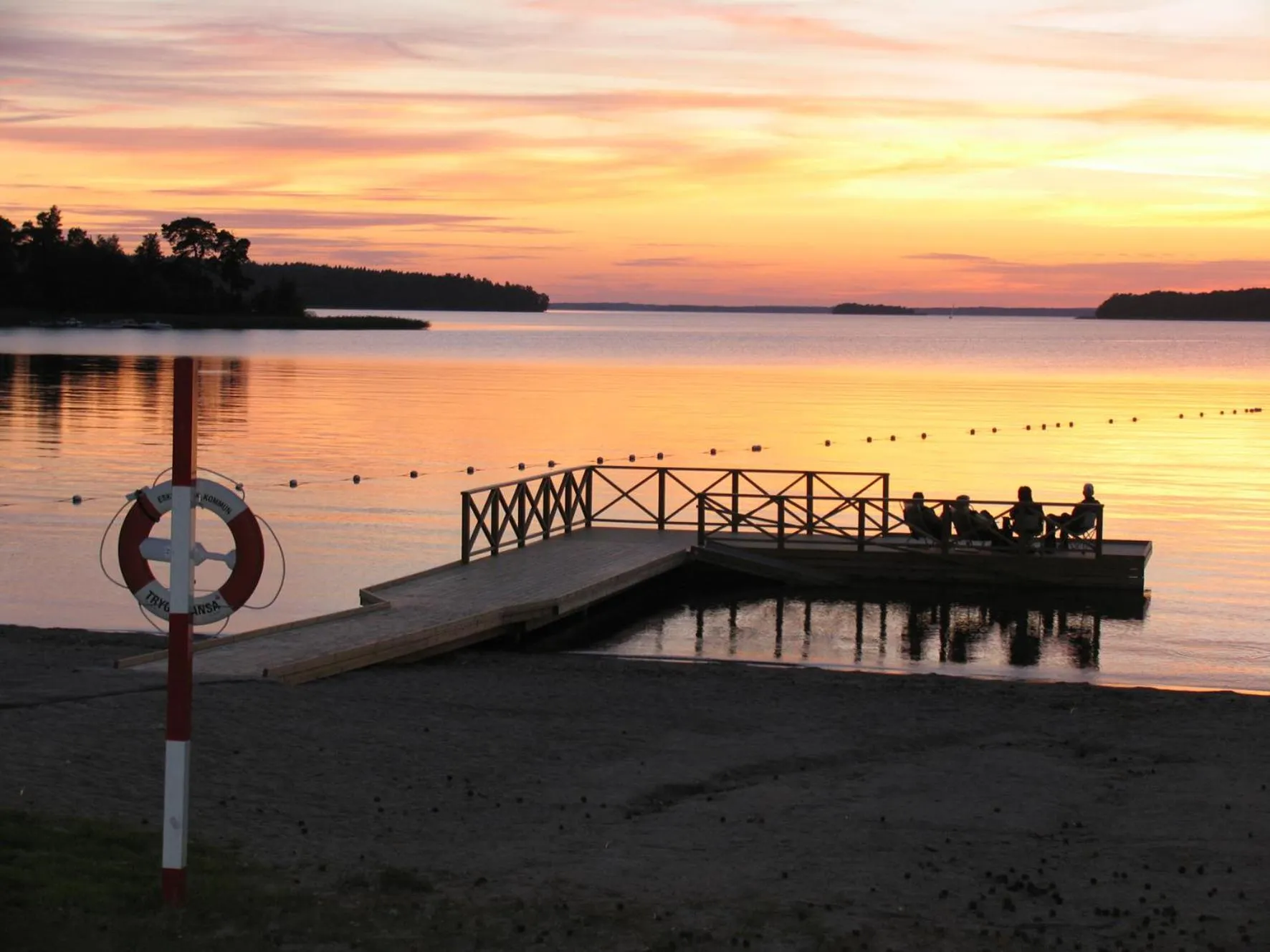 Beach in Sundbyholms Slott