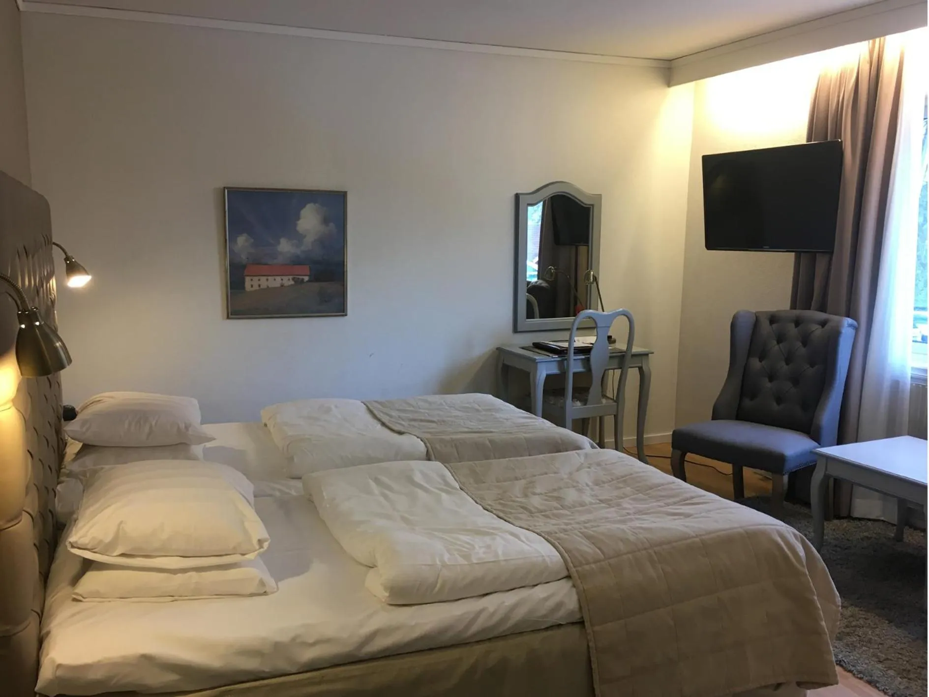 Bed in Sundbyholms Slott