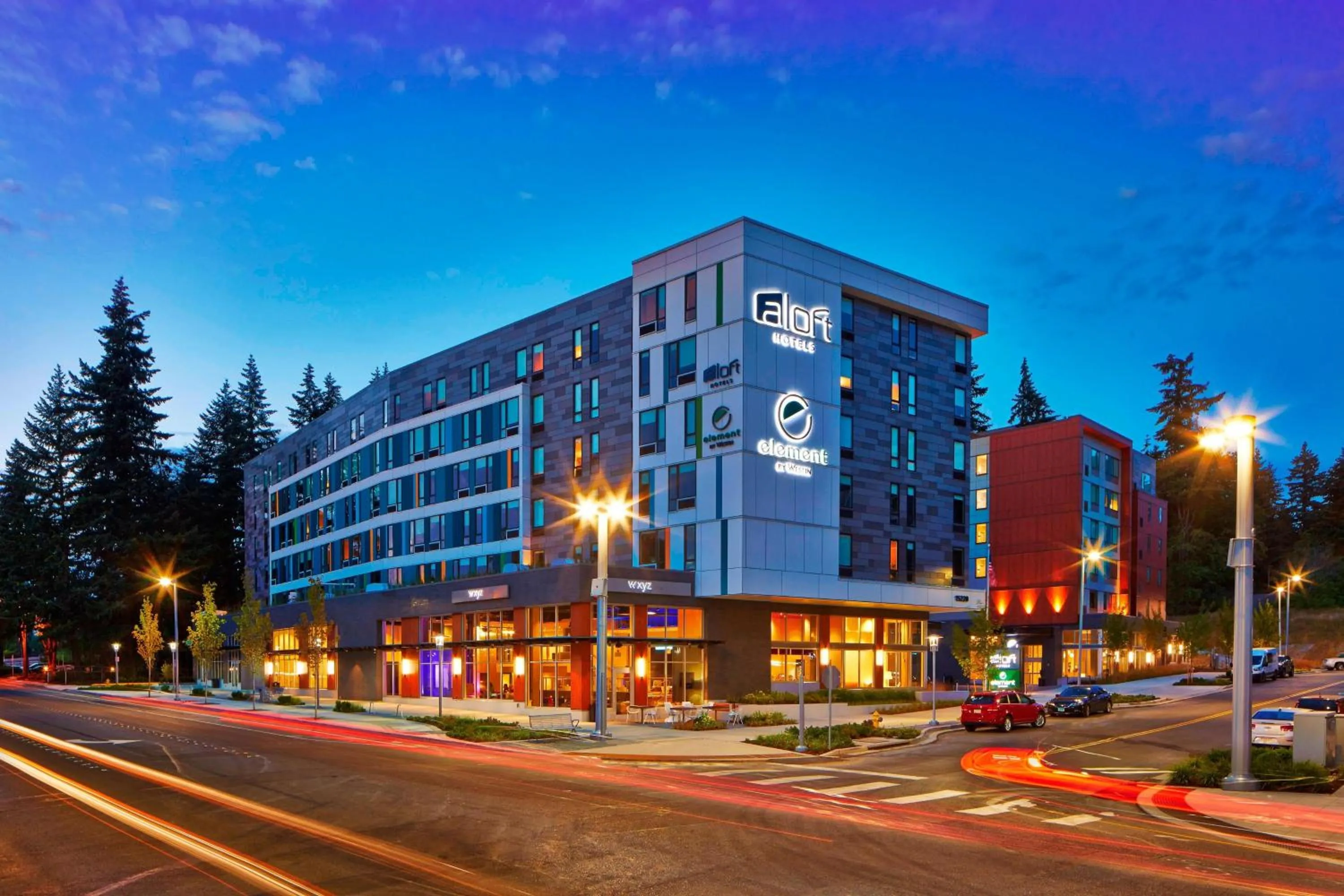 Property building in Aloft Seattle Redmond