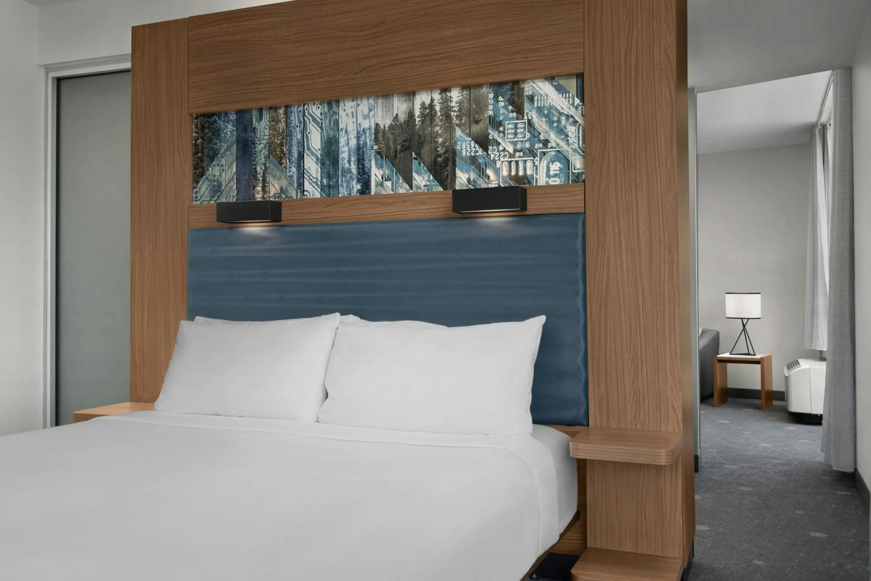 Bedroom, Bed in Aloft Hillsboro-Beaverton