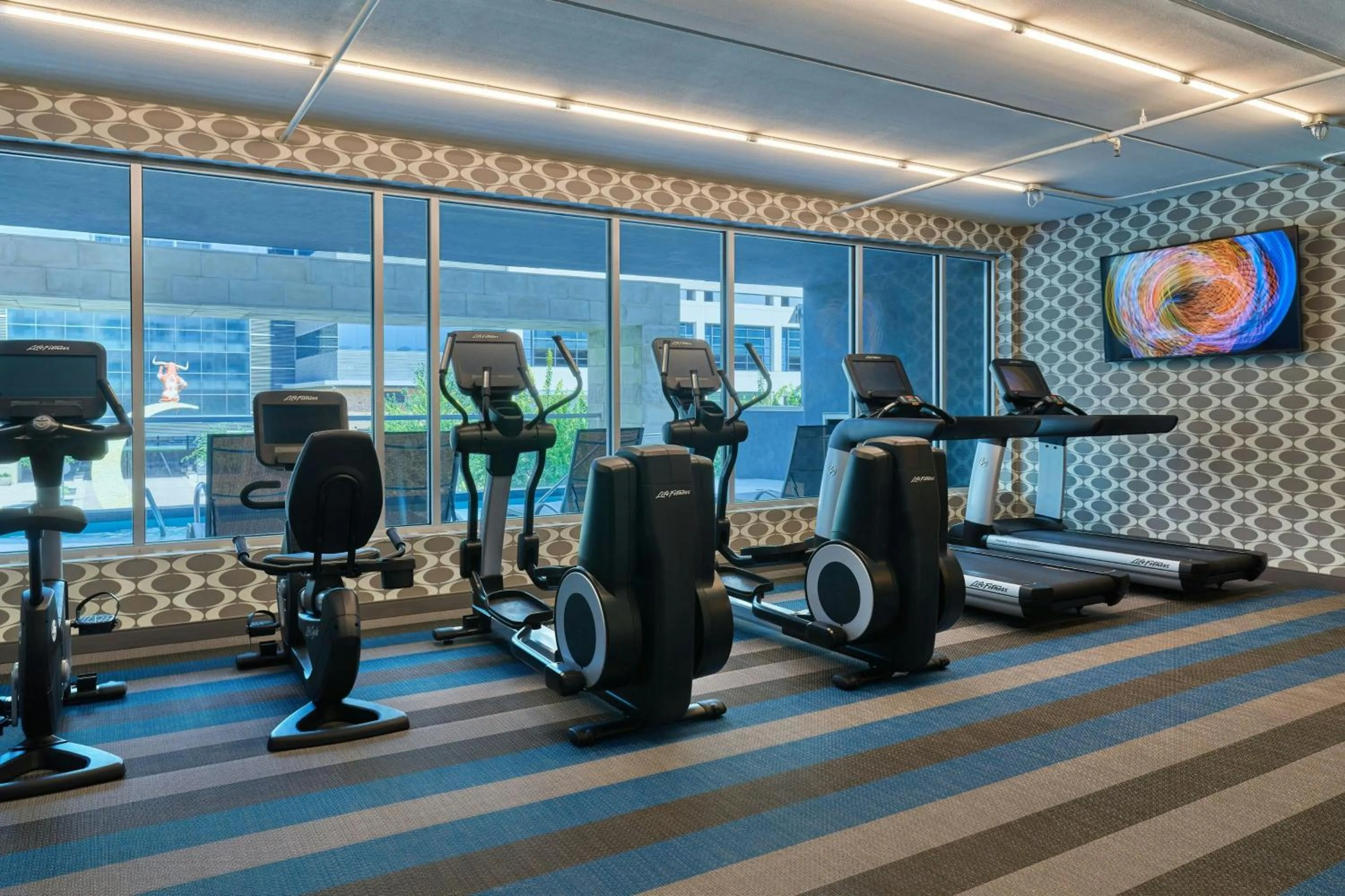 Fitness centre/facilities in Aloft Richardson