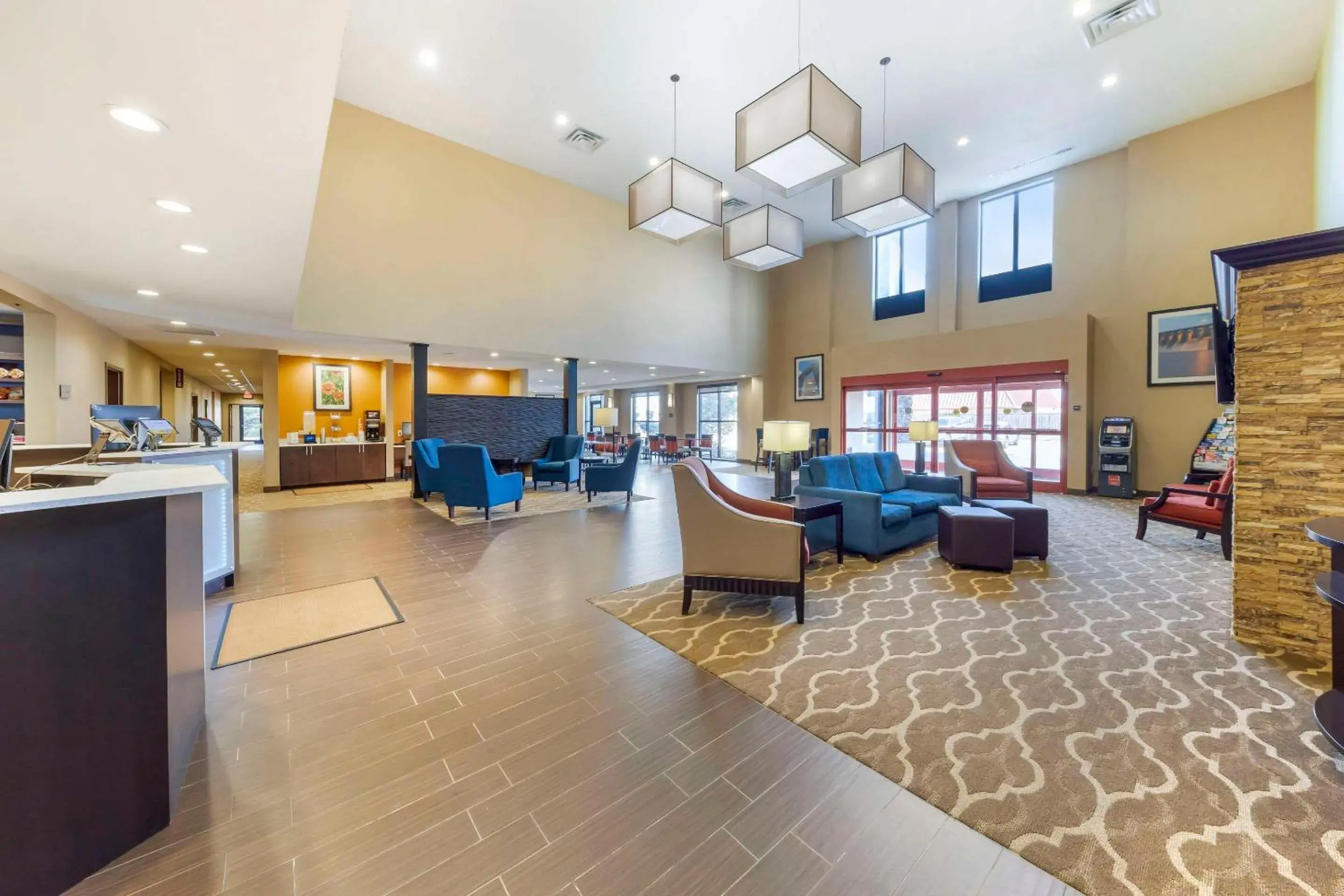 Lobby or reception in Comfort Suites Meridian and I-40 Lobby or reception in Comfort Suites Meridian and I-40