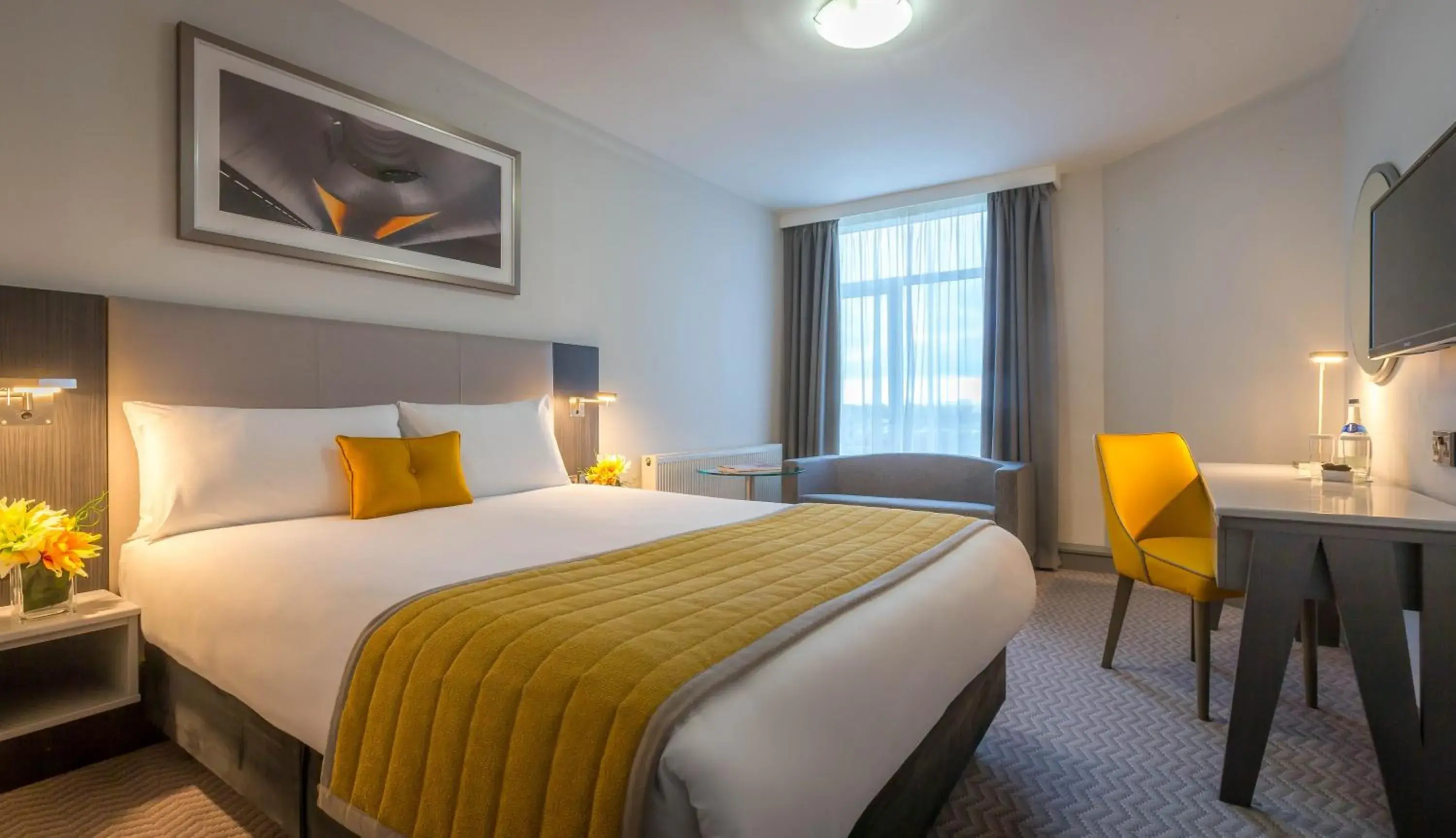 Bedroom, Bed in Maldron Hotel Dublin Airport Bedroom, Bed in Maldron Hotel Dublin Airport