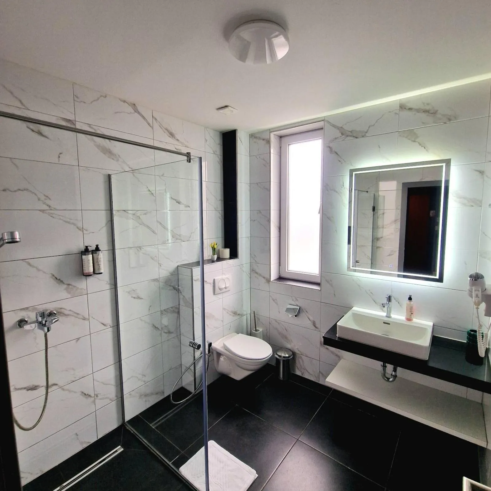 Shower in Swiss Plus Hotel
