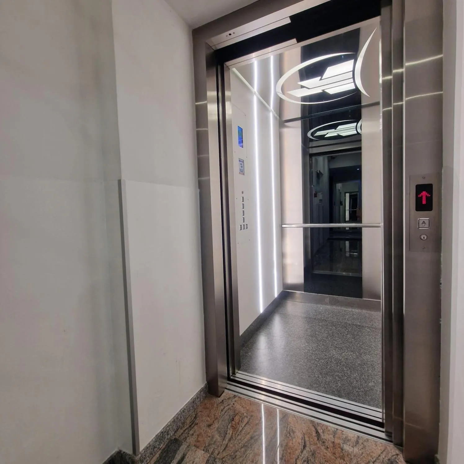 elevator in Swiss Plus Hotel