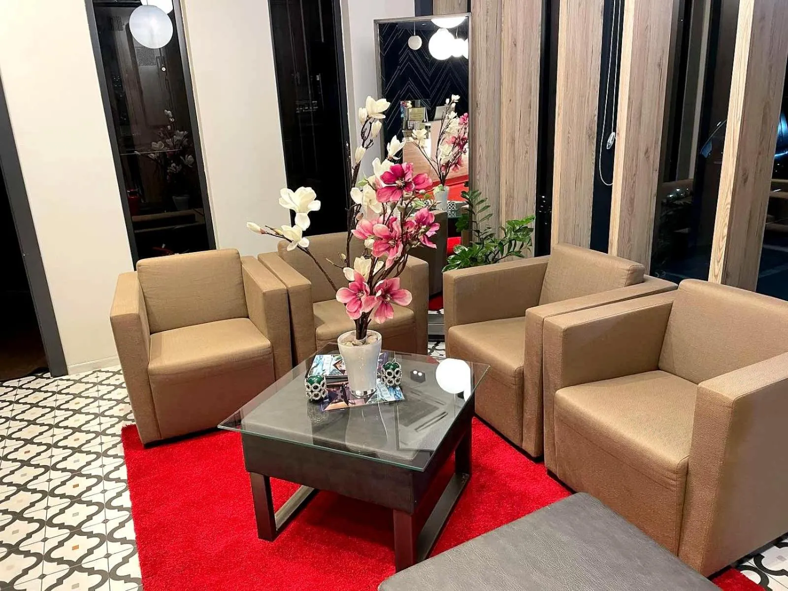 Seating area in Swiss Plus Hotel