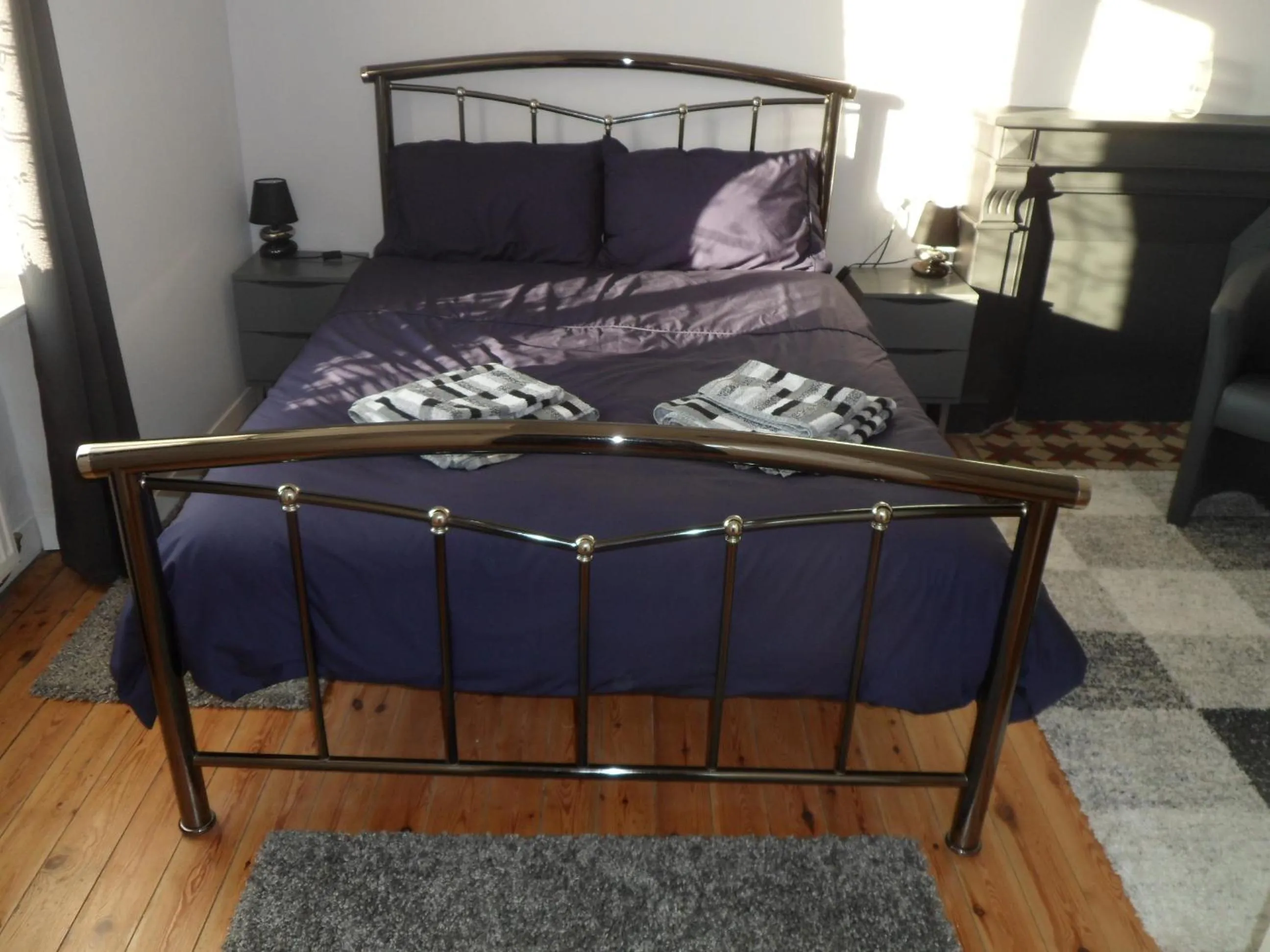 Bed in Riverside Bed and Breakfast