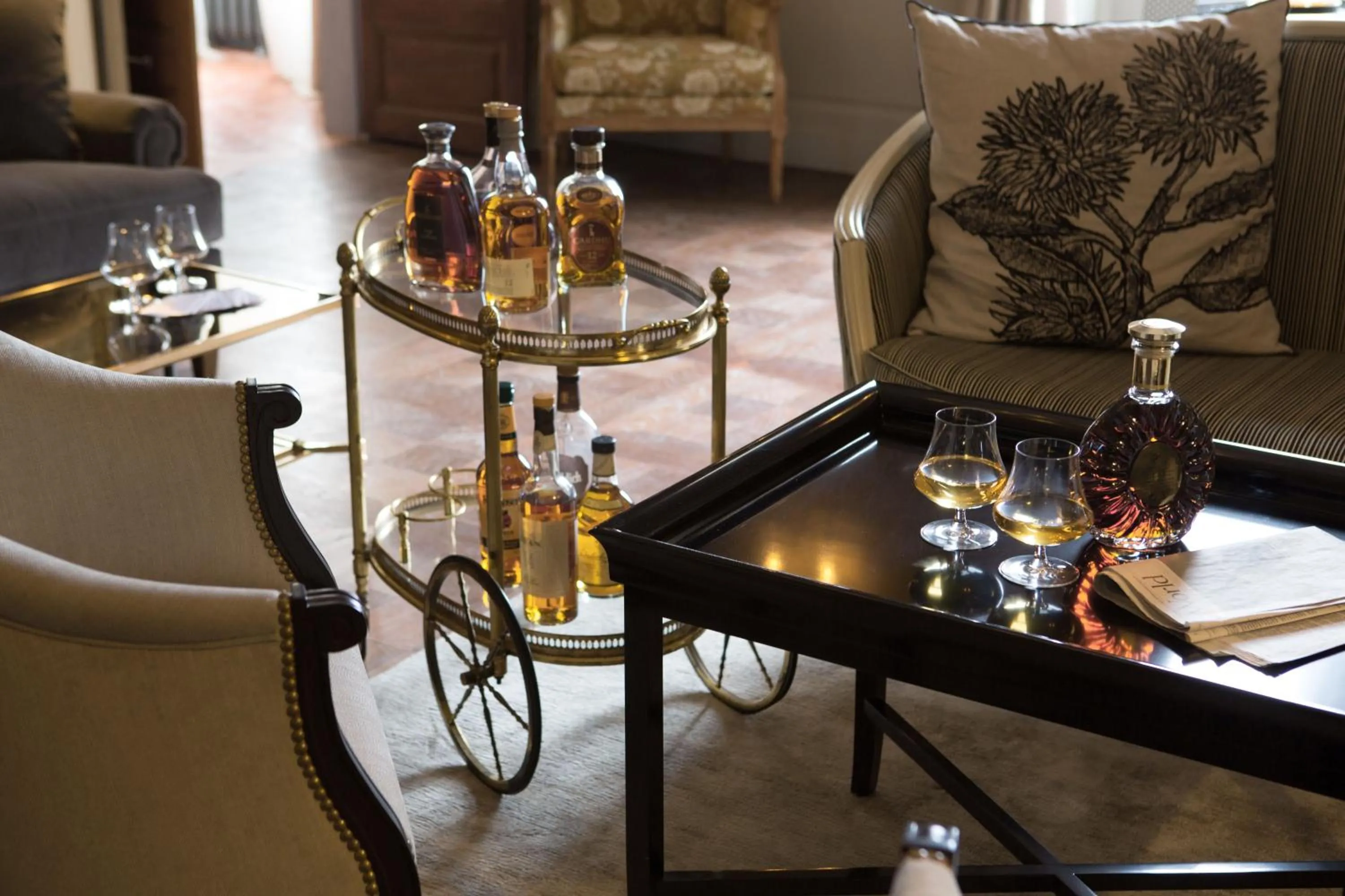 Lounge or bar in Château de Fonscolombe