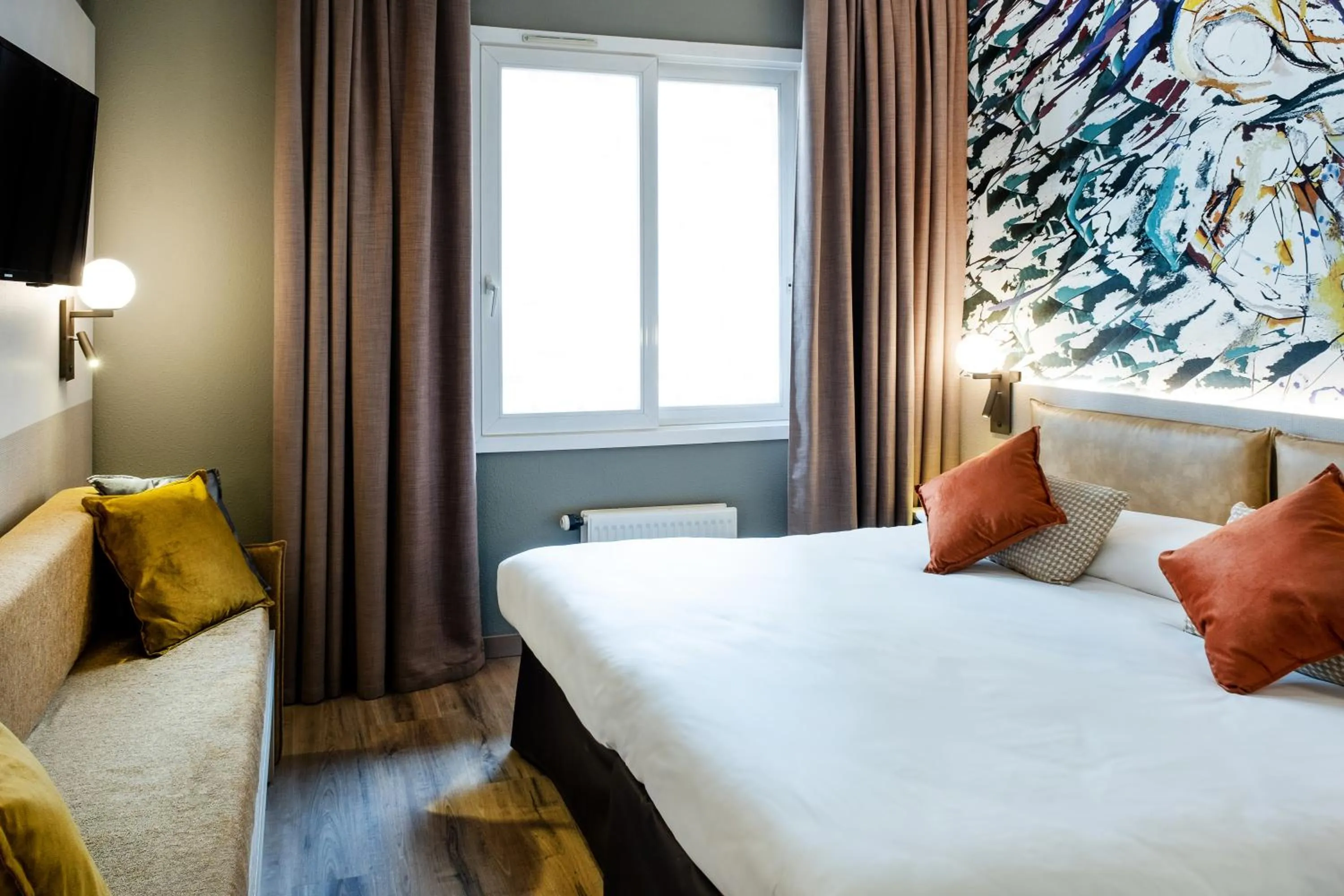 Bed in Hôtel La Solitude