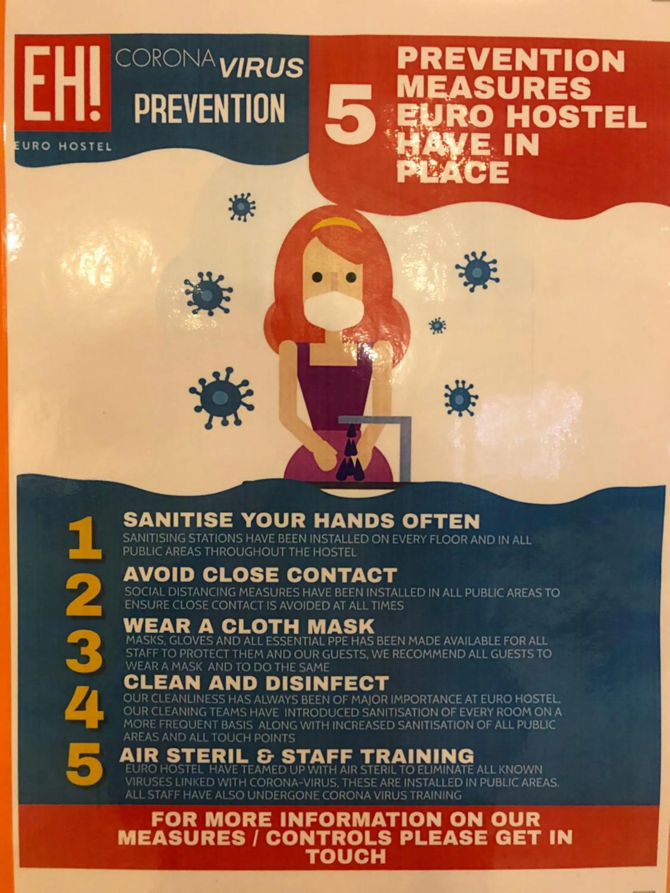 Property building in Euro Hostel Glasgow