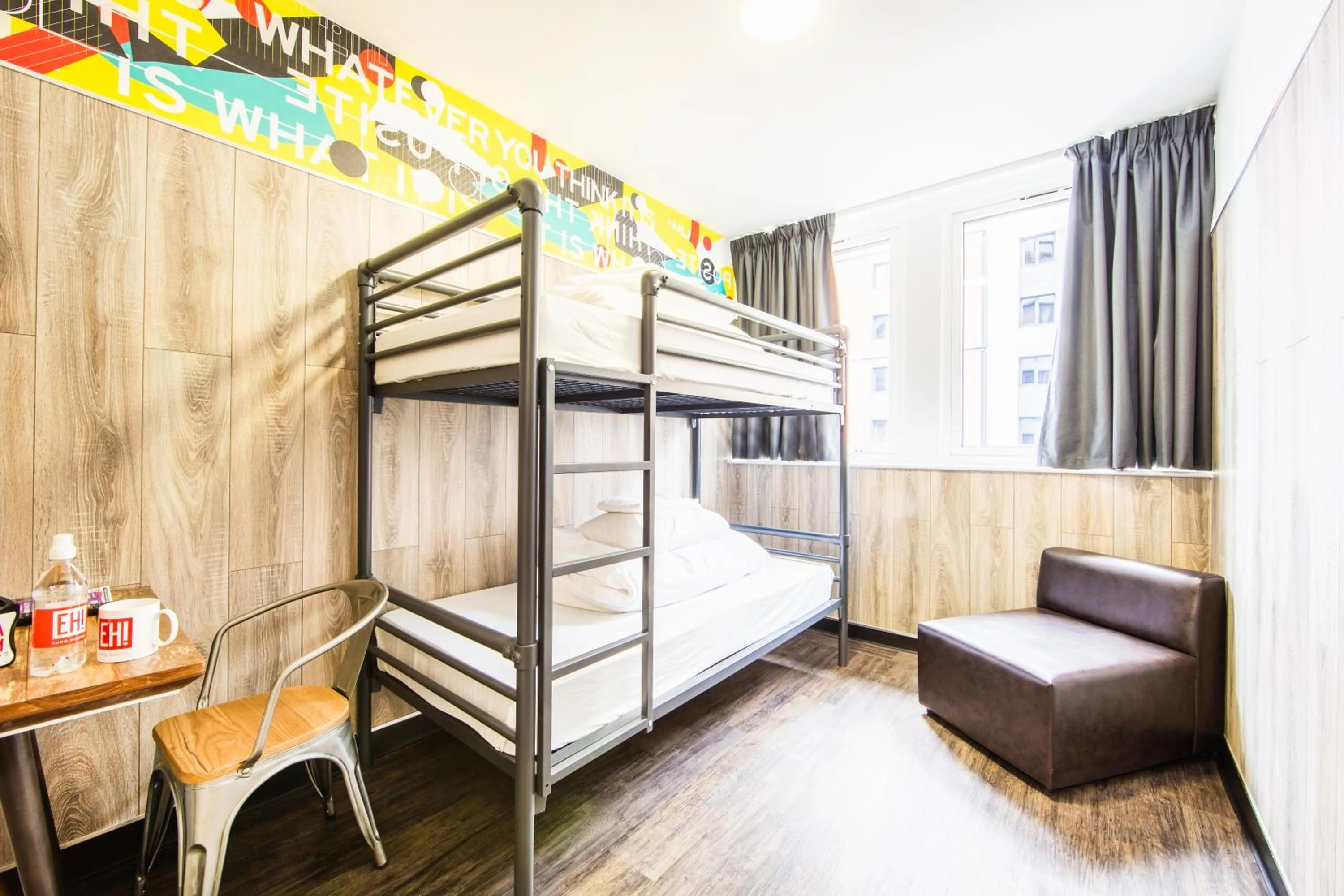 bunk bed in Euro Hostel Glasgow