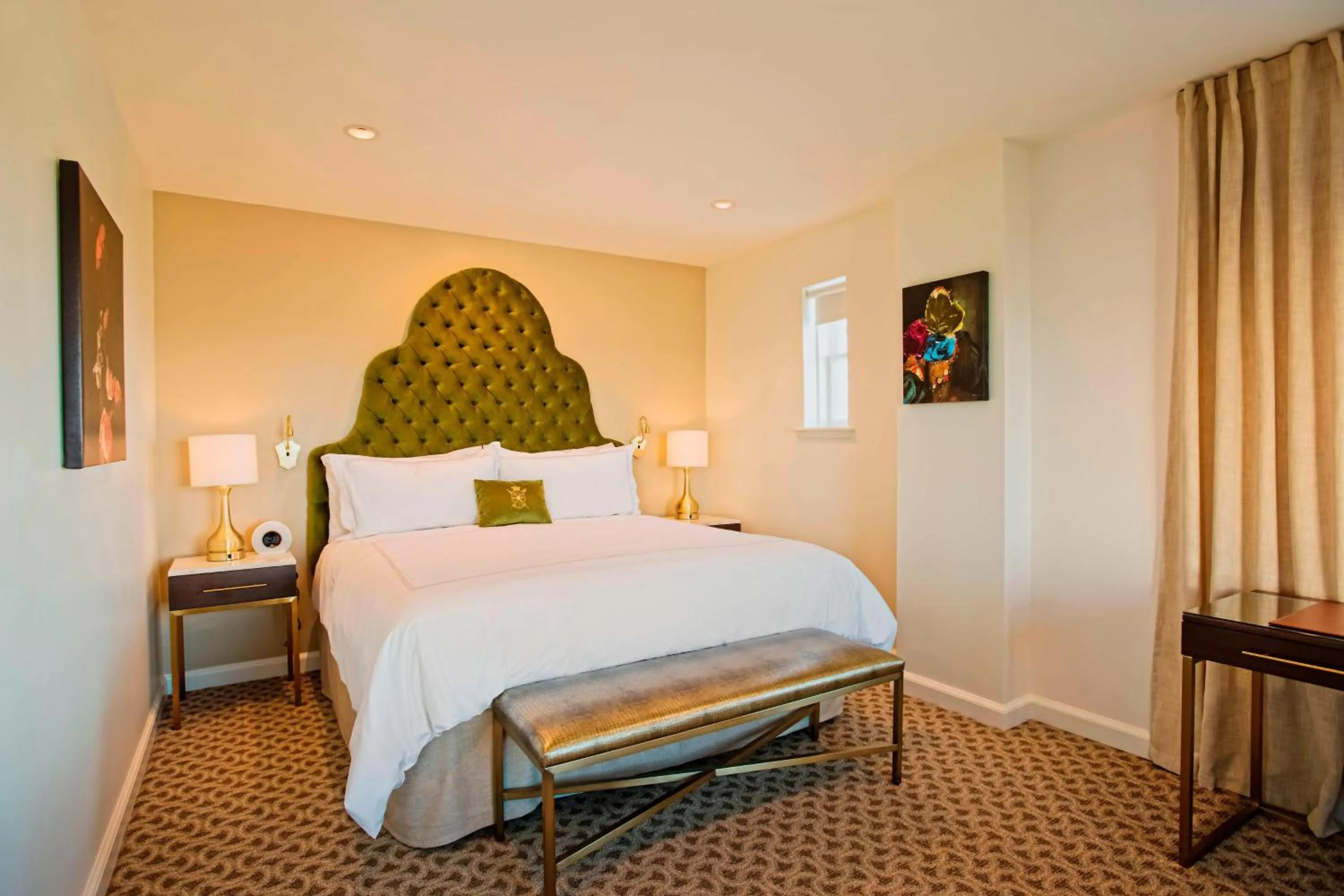 Bedroom, Bed in The Cavalier Virginia Beach, Autograph Collection