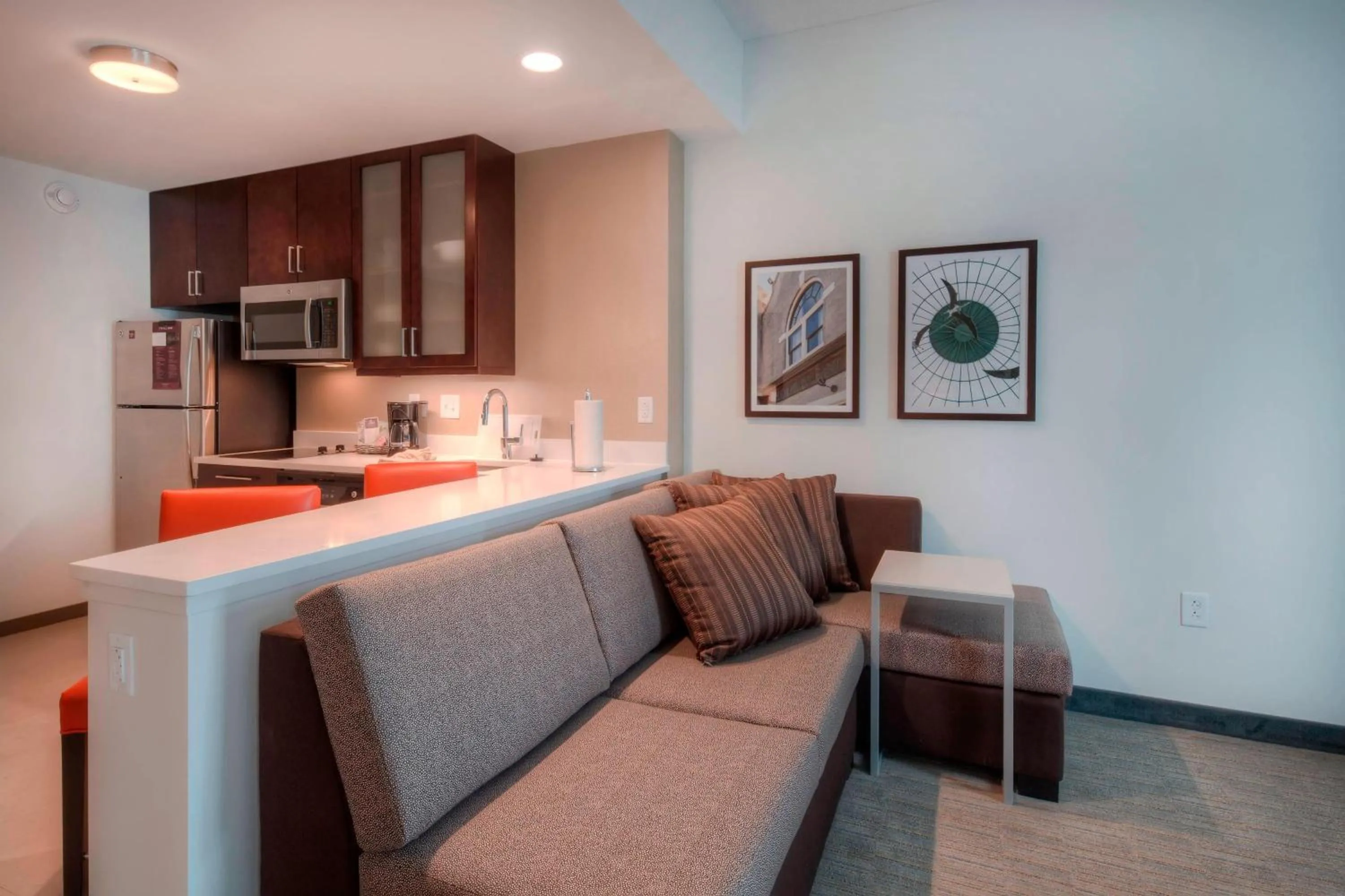 Living room in Residence Inn by Marriott Raleigh Downtown