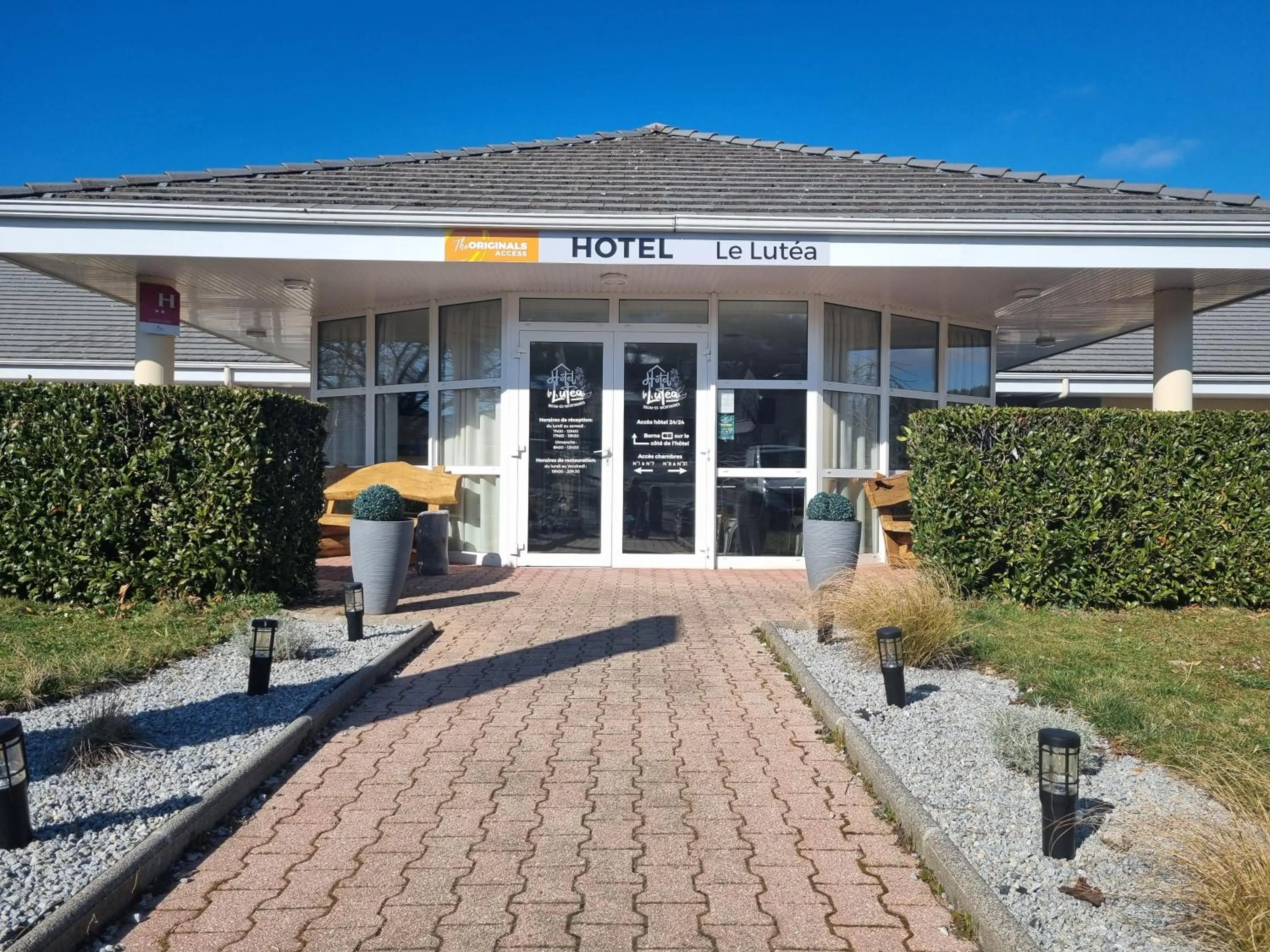 Property building in The Originals Access, Hôtel Le Lutéa