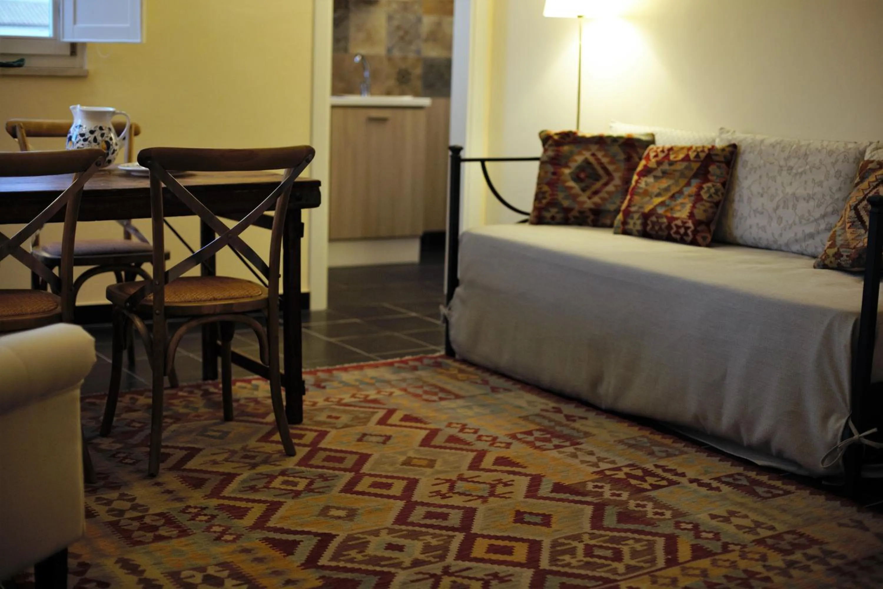 Living room, Bed in Lanterne Magiche Ortigia