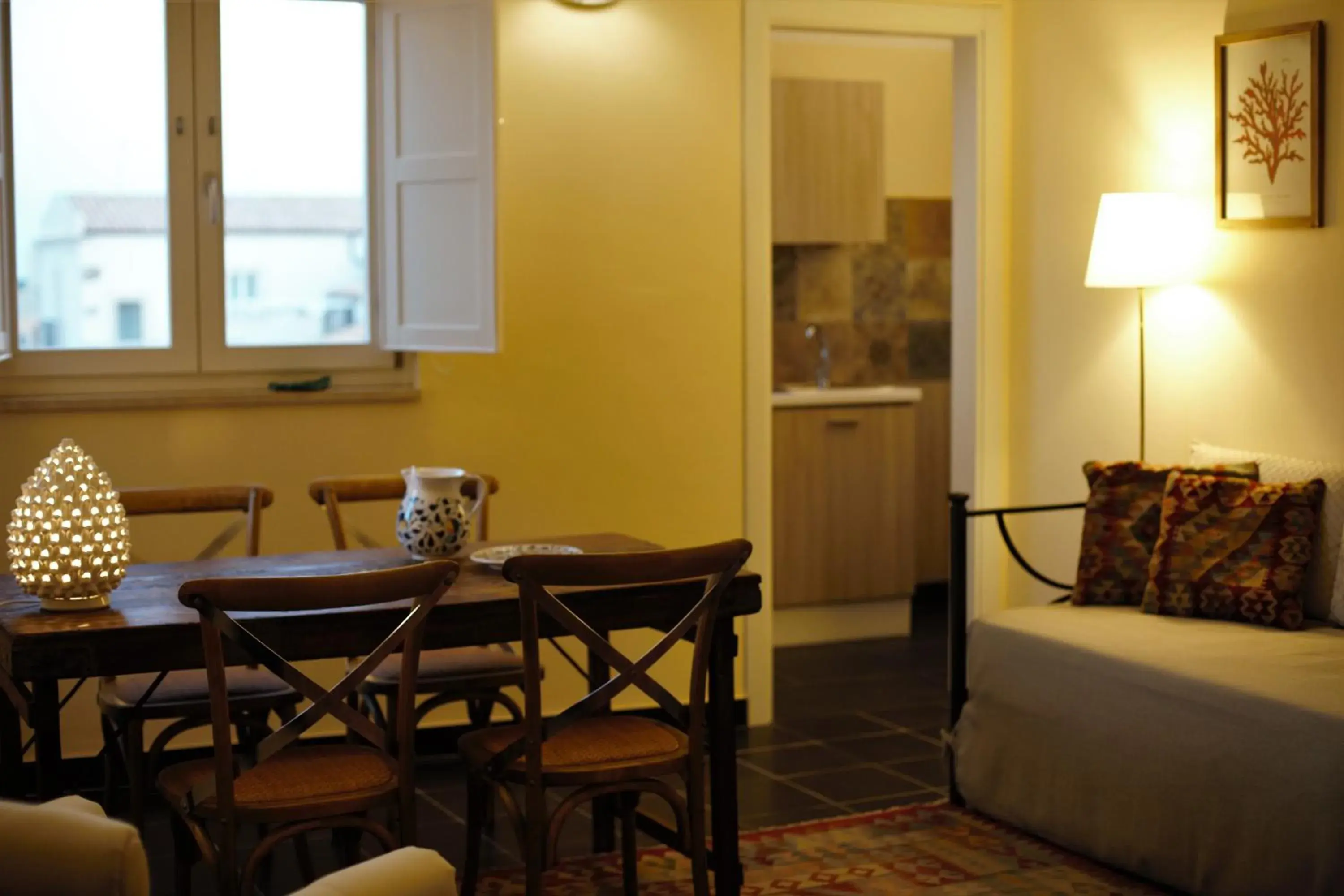 Living room in Lanterne Magiche Ortigia Living room in Lanterne Magiche Ortigia