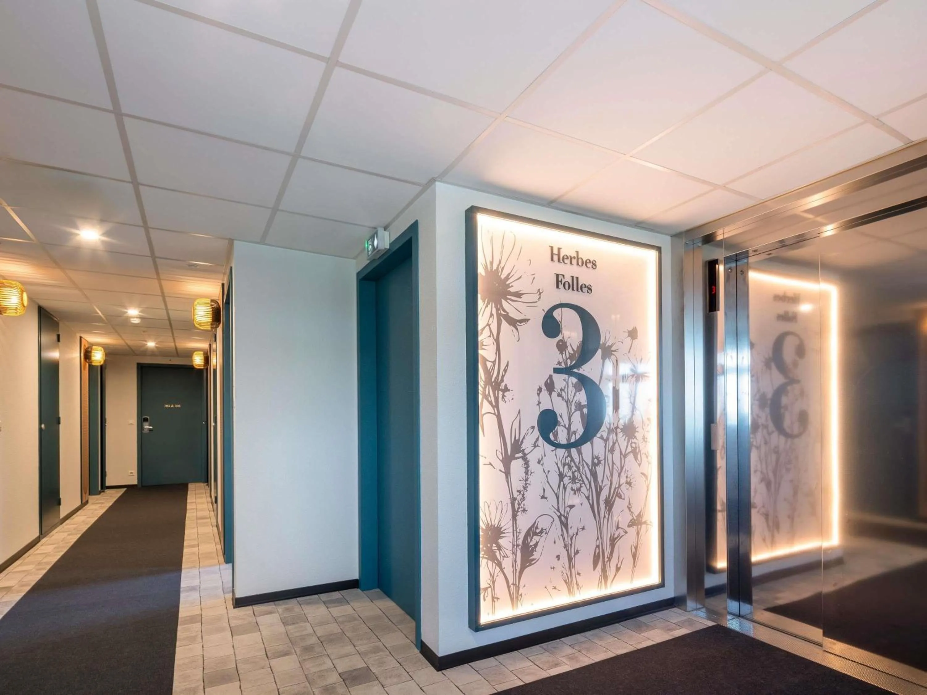 Bedroom in ibis Styles Pontivy centre Bretagne