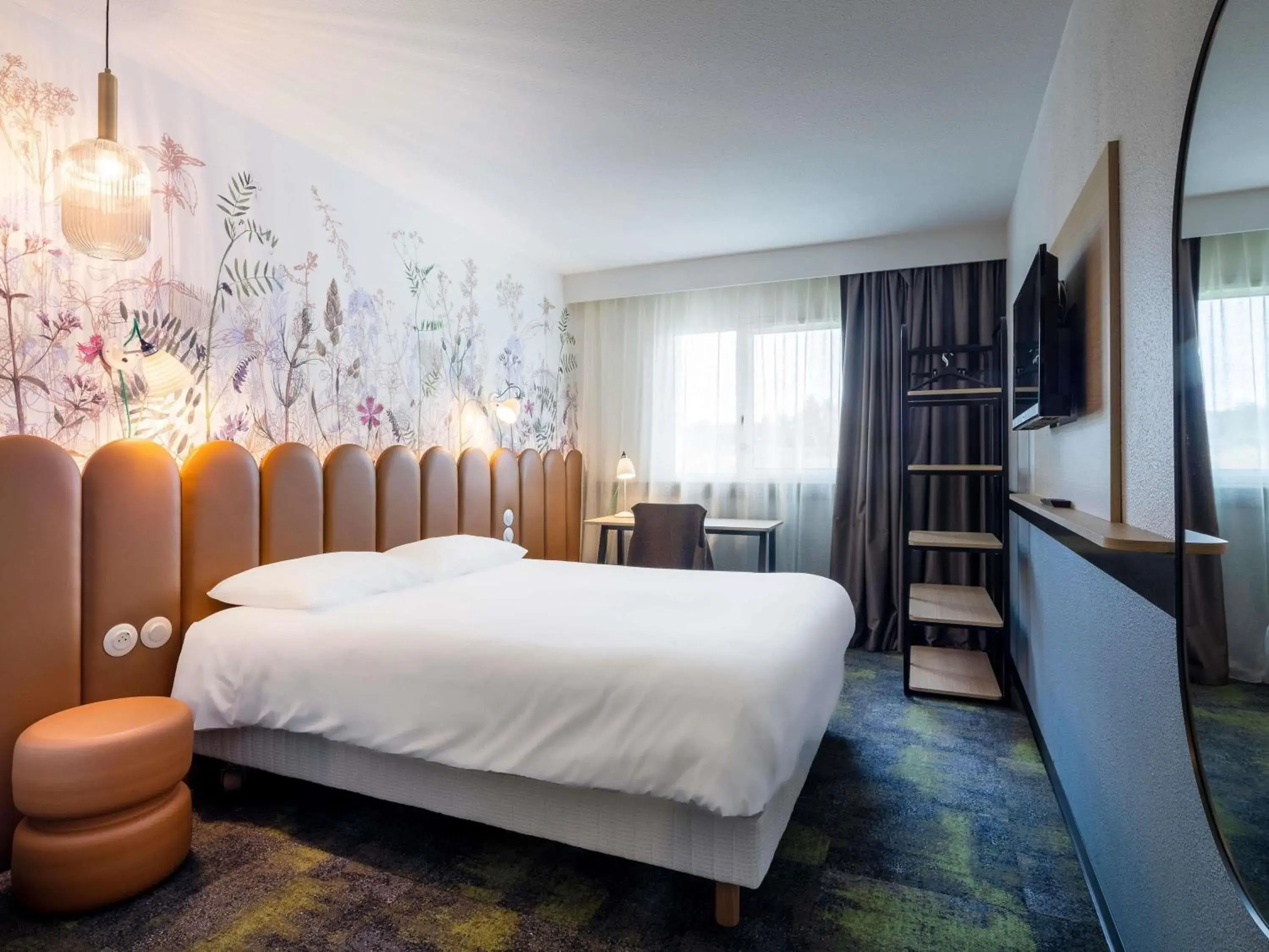 Bedroom, Bed in ibis Styles Pontivy centre Bretagne Bedroom, Bed in ibis Styles Pontivy centre Bretagne