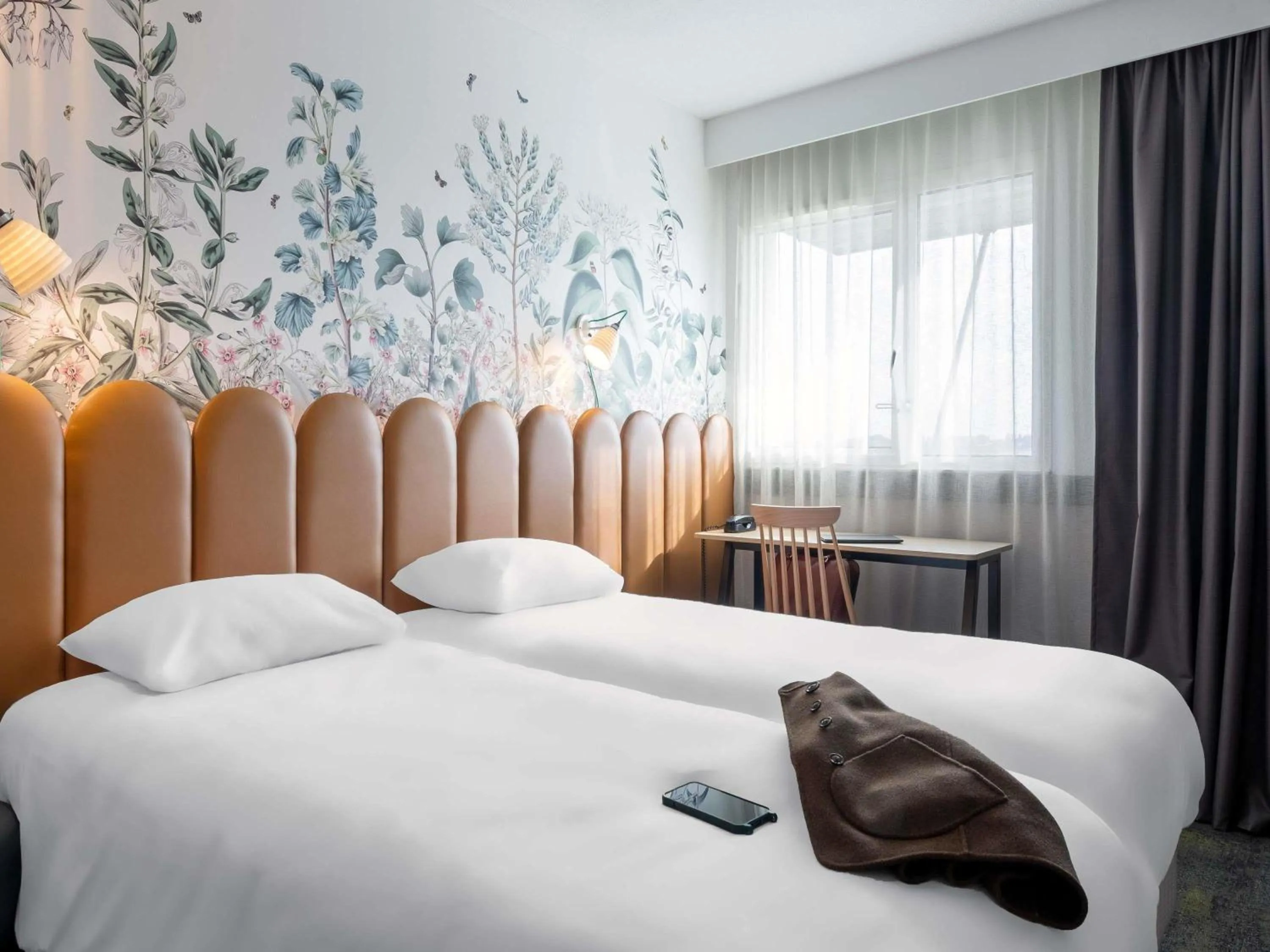 Bedroom, Bed in ibis Styles Pontivy centre Bretagne