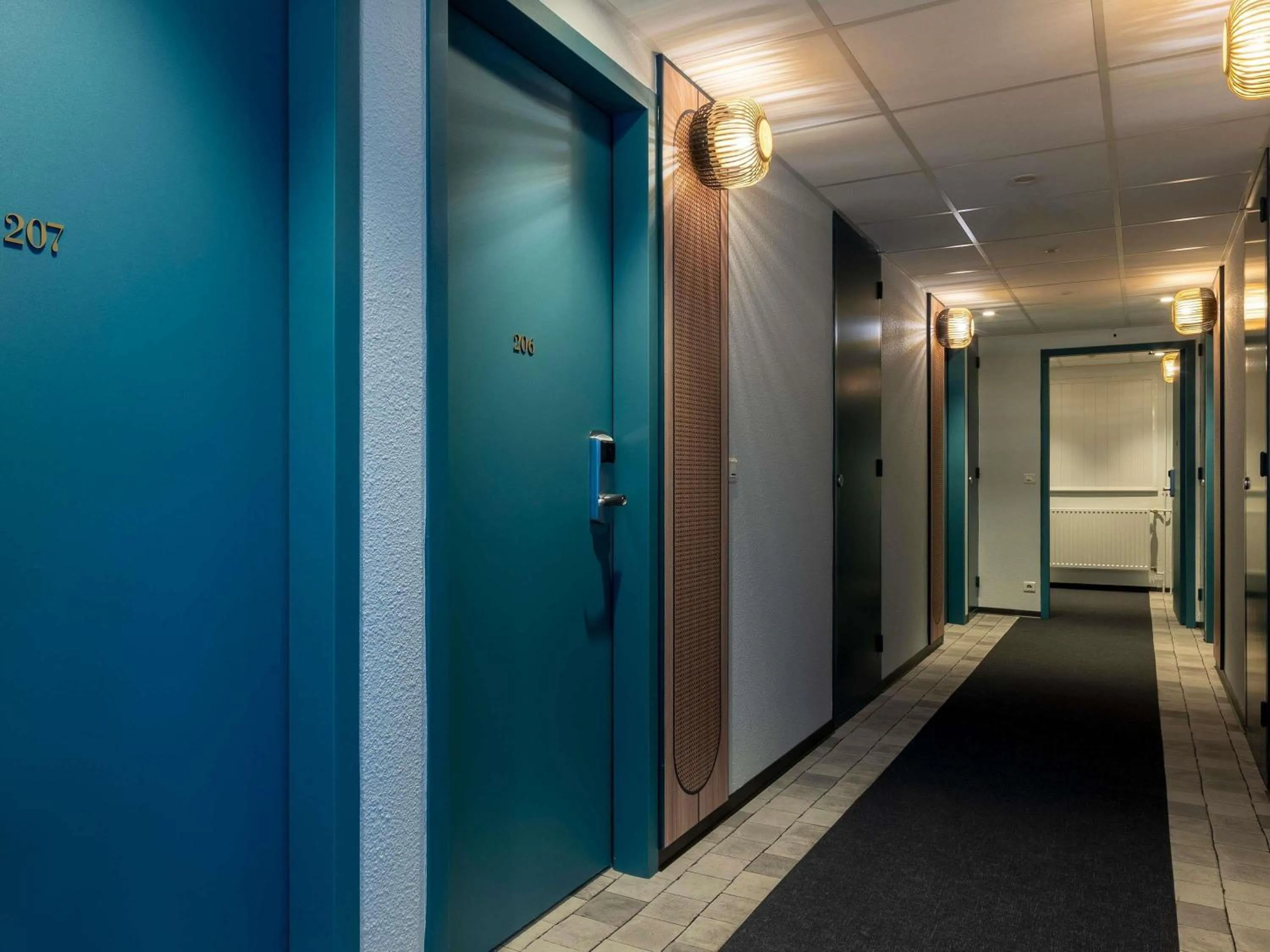 Bedroom in ibis Styles Pontivy centre Bretagne