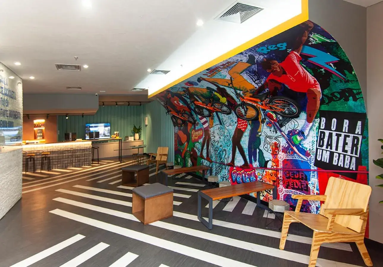 Living room in Conect Smart Salvador by Accor Living room in Conect Smart Salvador by Accor