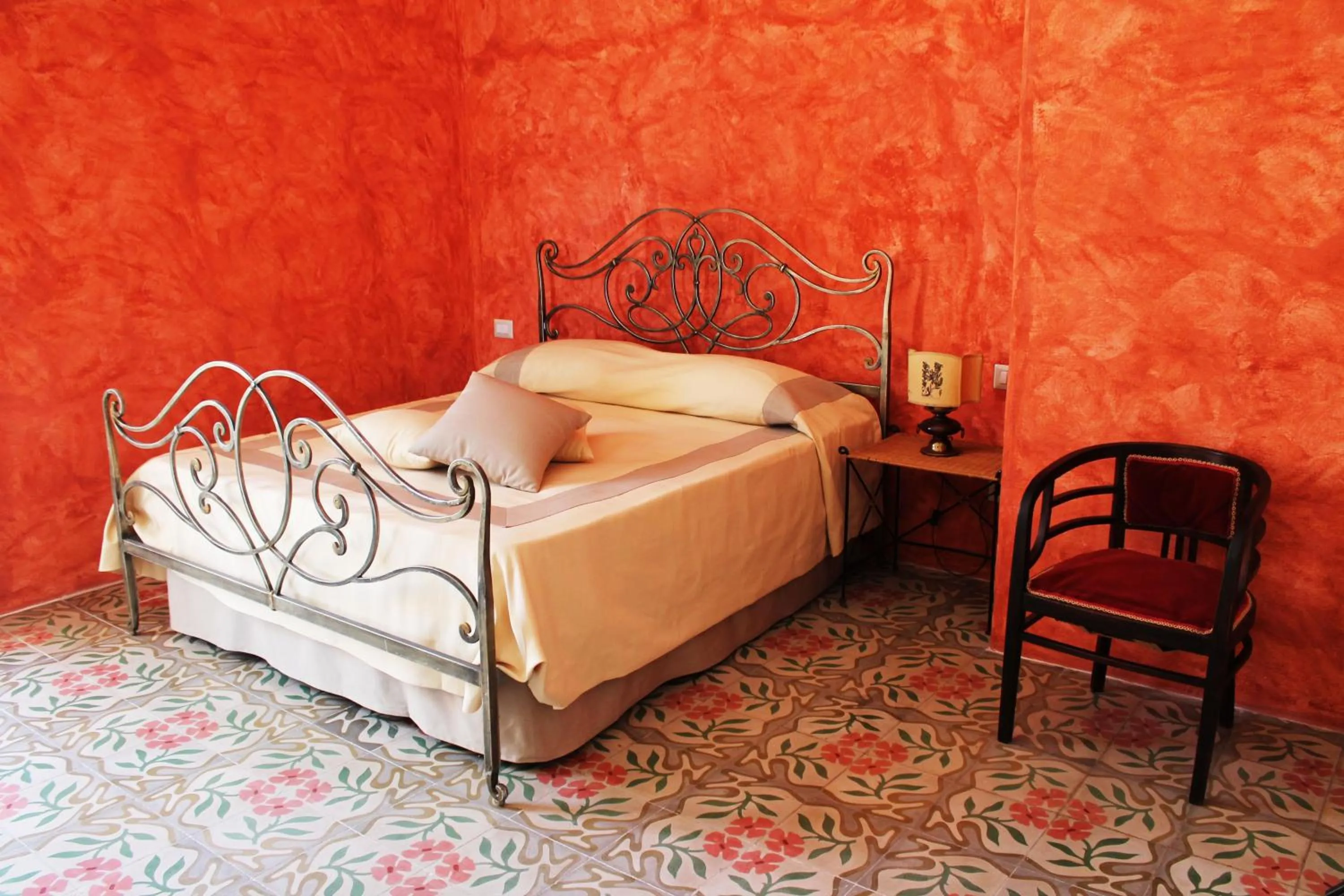 Bedroom, Bed in Palazzo Camarda B&B